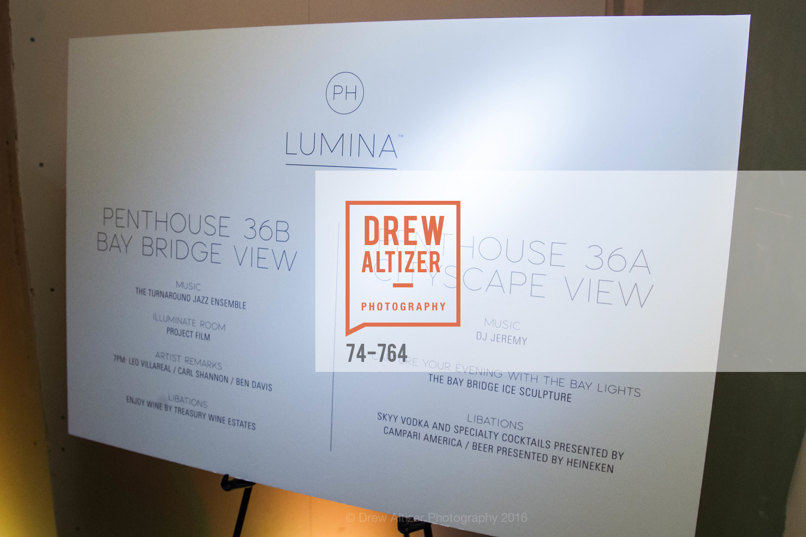 Atmosphere, LUMINA and The Bay Lights Reillumination Celebration, LUMINA. Penthouses 36A and 36B, January 26th, 2016,Drew Altizer, Drew Altizer Photography, full-service agency, private events, San Francisco photographer, photographer california