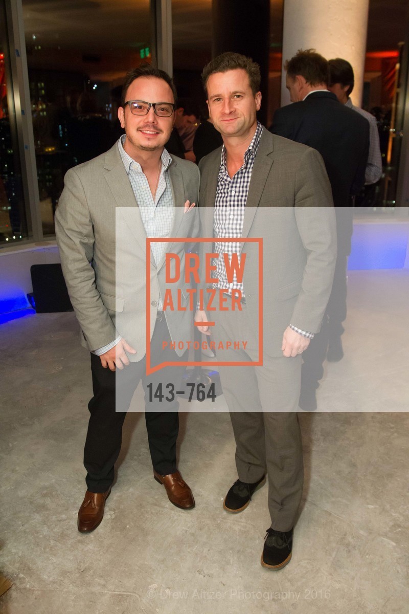 Mauricio Garcia, Tyler Benz, LUMINA and The Bay Lights Reillumination Celebration, LUMINA. Penthouses 36A and 36B, January 26th, 2016, Photo #143-764 Mauricio Garcia, Tyler Benz, Photo #143-764