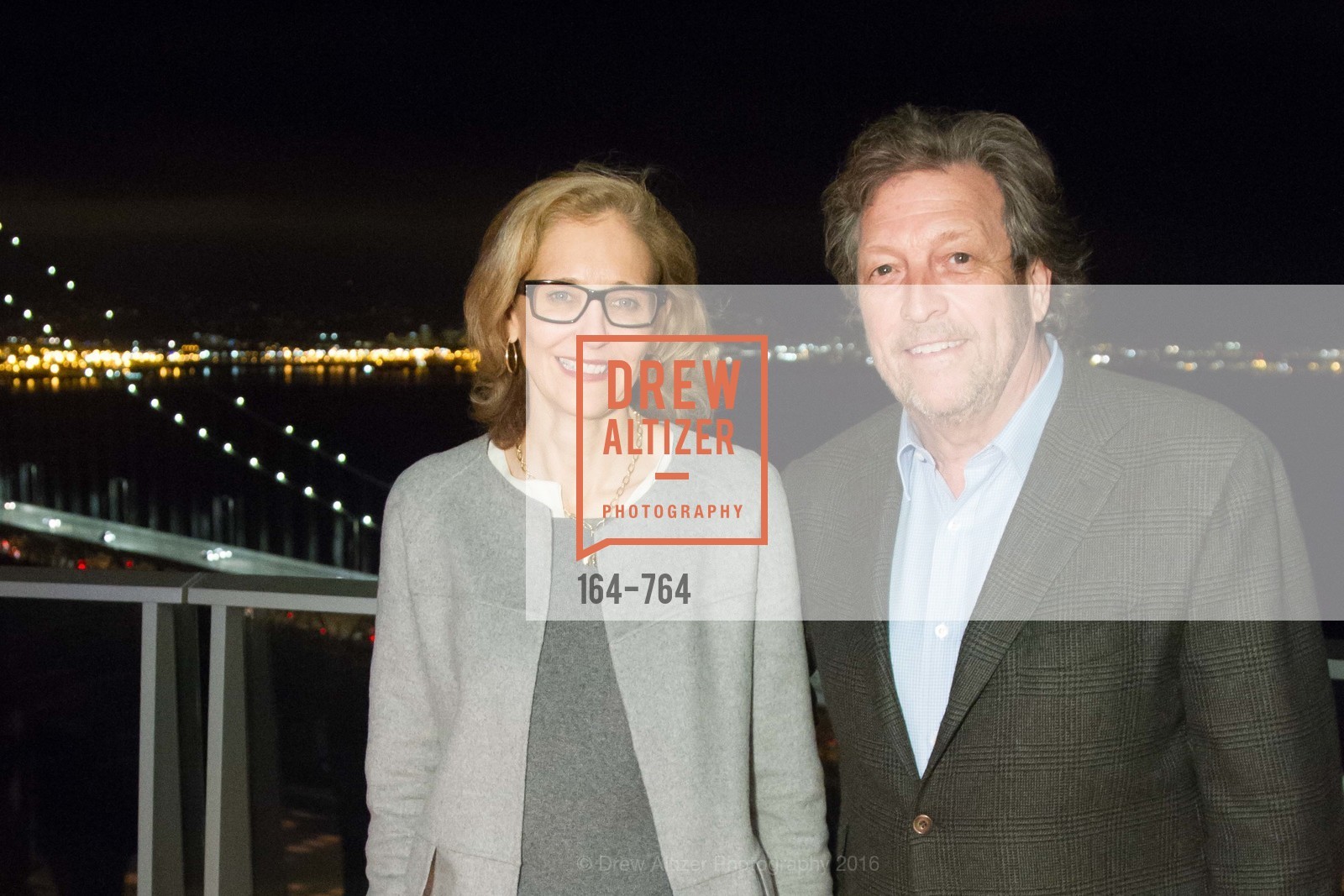 Jennifer Biederbeck, Doug Biederbeck, LUMINA and The Bay Lights Reillumination Celebration, LUMINA. Penthouses 36A and 36B, January 26th, 2016