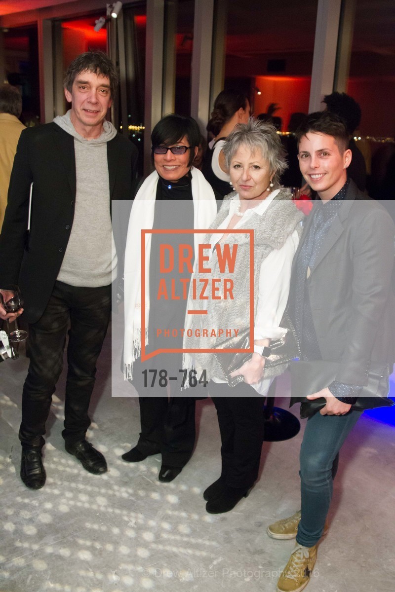 Scott Miniman, JD Beltran, Jennifer Morla de Matran, Jessica Silverman, LUMINA and The Bay Lights Reillumination Celebration, LUMINA. Penthouses 36A and 36B, January 26th, 2016, Photo #178-764 Scott Miniman, JD Beltran, Jennifer Morla de Matran, Jessica Silverman, Photo #178-764