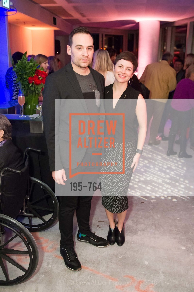 Rosco Sam, Kimberly Mass, LUMINA and The Bay Lights Reillumination Celebration, LUMINA. Penthouses 36A and 36B, January 26th, 2016, Photo #195-764 Rosco Sam, Kimberly Mass, Photo #195-764