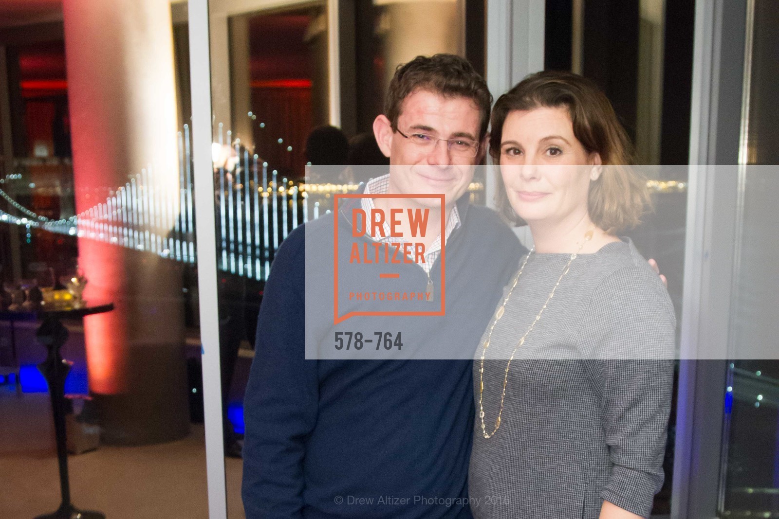 Dickon Pinner, Isabelle Pinner, LUMINA and The Bay Lights Reillumination Celebration, LUMINA. Penthouses 36A and 36B, January 26th, 2016, Photo #578-764 Dickon Pinner, Isabelle Pinner, Photo #578-764