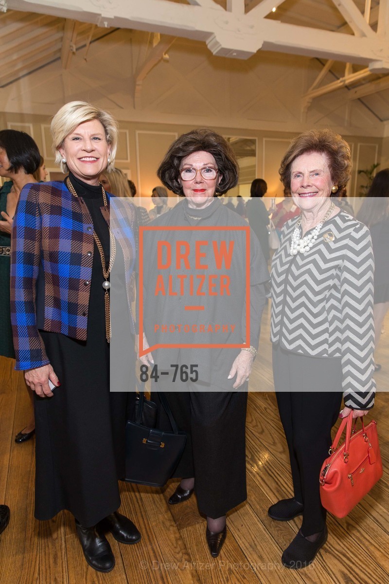 Liz Ferrari, Barbara Campisi, Suzanne Klein, Stanford Women's Health Lunch, Menlo Circus Club. 190 Park Lane, January 26th, 2016, Photo #84-765 Liz Ferrari, Barbara Campisi, Suzanne Klein, Photo #84-765