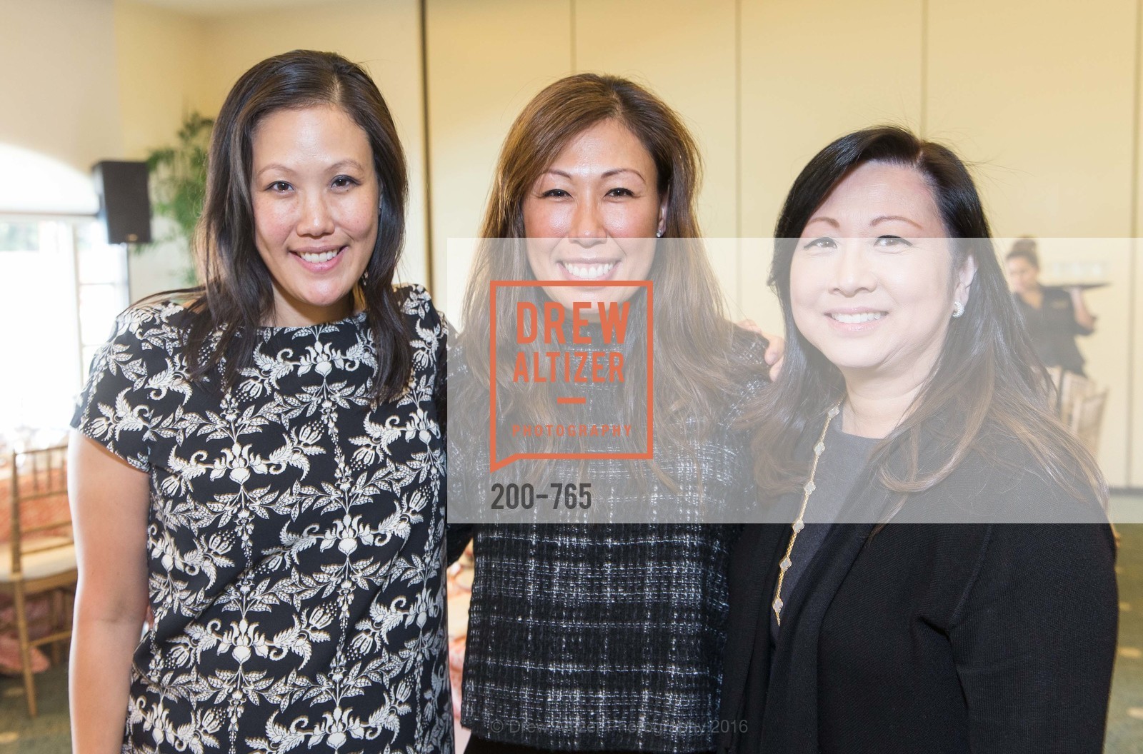 Debbie Yi Madhok, Joy Boatwright, Catherine Park, Stanford Women's Health Lunch, Menlo Circus Club. 190 Park Lane, January 26th, 2016, Photo #200-765 Debbie Yi Madhok, Joy Boatwright, Catherine Park, Photo #200-765