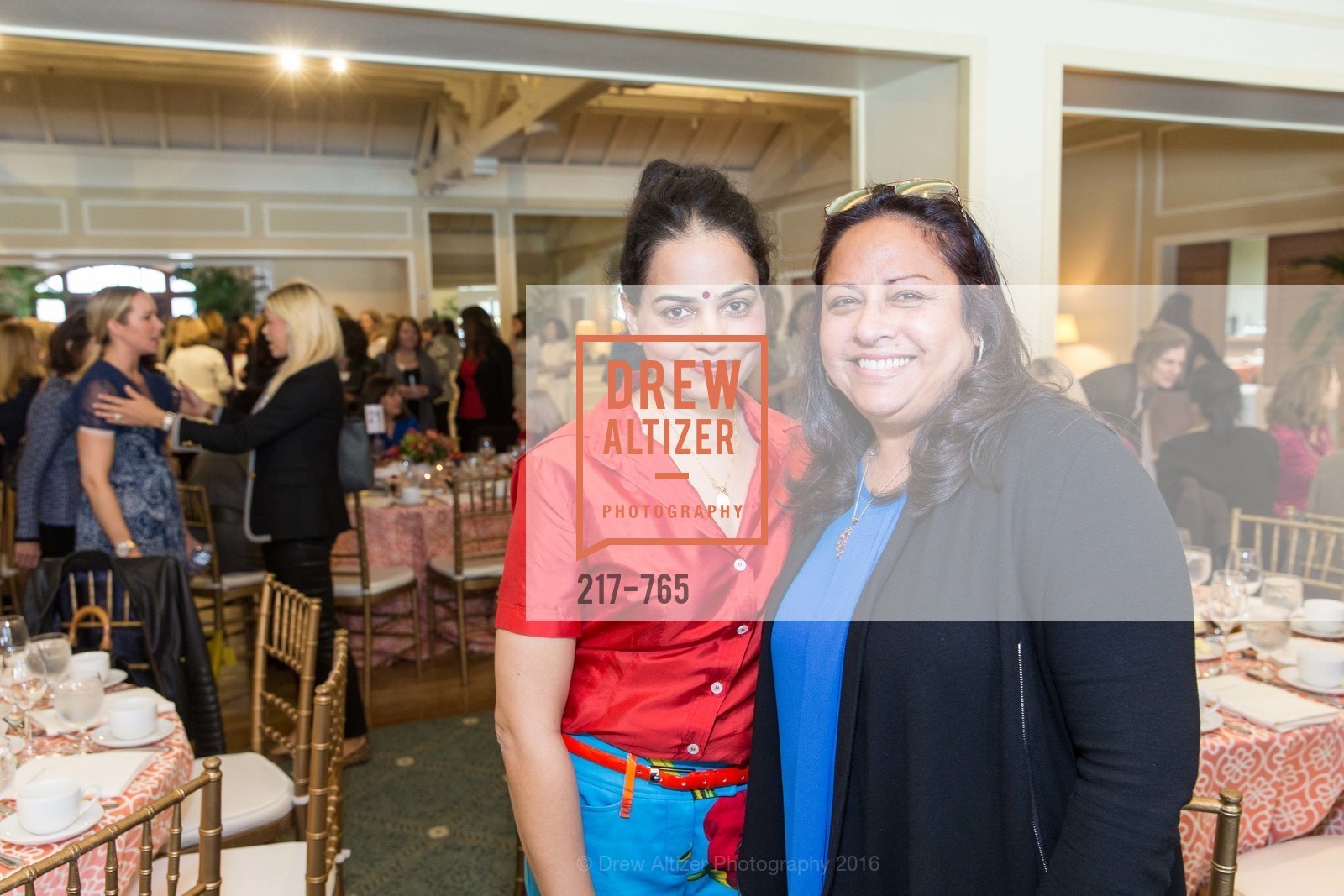 Jyotsna Sulebele, Usha Nesamoney, Stanford Women's Health Lunch, Menlo Circus Club. 190 Park Lane, January 26th, 2016, Photo #217-765 Jyotsna Sulebele, Usha Nesamoney, Photo #217-765