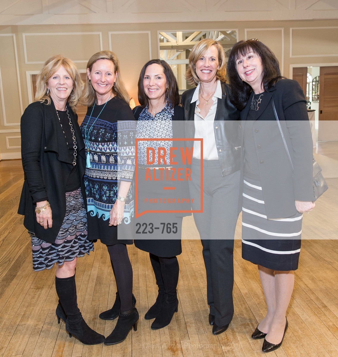 Jayne Mordell, Chick Runkel, Janice Meisel, Linda Benevento, Karen Hook, Stanford Women's Health Lunch, Menlo Circus Club. 190 Park Lane, January 26th, 2016, Photo #223-765 Jayne Mordell, Chick Runkel, Janice Meisel, Linda Benevento, Karen Hook, Photo #223-765
