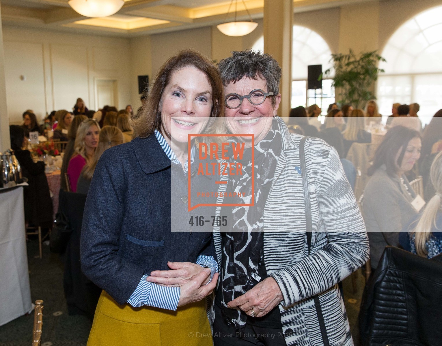 Jill Helms, Sue McCollum, Stanford Women's Health Lunch, Menlo Circus Club. 190 Park Lane, January 26th, 2016, Photo #416-765 Jill Helms, Sue McCollum, Photo #416-765