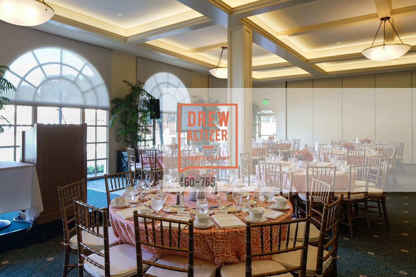 Atmosphere, Stanford Women's Health Lunch, Menlo Circus Club. 190 Park Lane, January 26th, 2016, Photo #460-765 Atmosphere, Photo #460-765