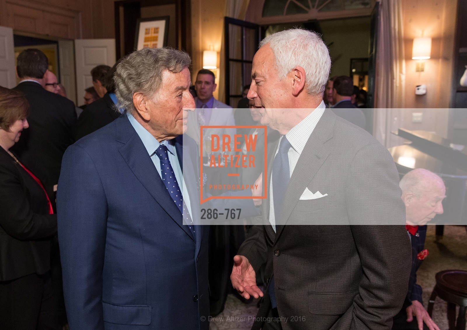 Tony Bennett, Jeff Farber, A Special Reception with Tony Bennett, The Fairmont, San Francisco, The Penthouse Suite, January 26th, 2016,Drew Altizer, Drew Altizer Photography, full-service event agency, private events, San Francisco photographer, photographer California