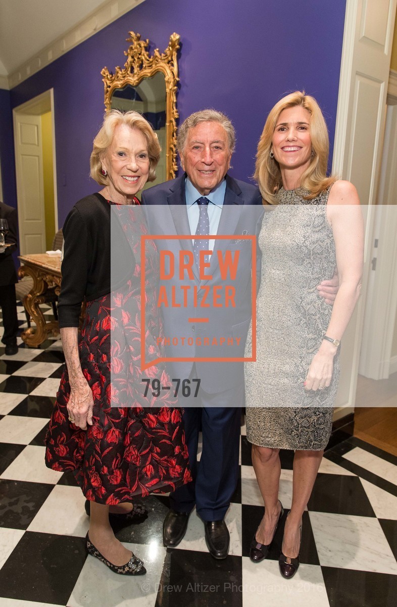 Charlotte Shultz, Tony Bennett, Susan Benedetto, A Special Reception with Tony Bennett, San Francisco. San Francisco, July 21st, 2023, Photo #79-767 Charlotte Shultz, Tony Bennett, Susan Benedetto, Photo #79-767