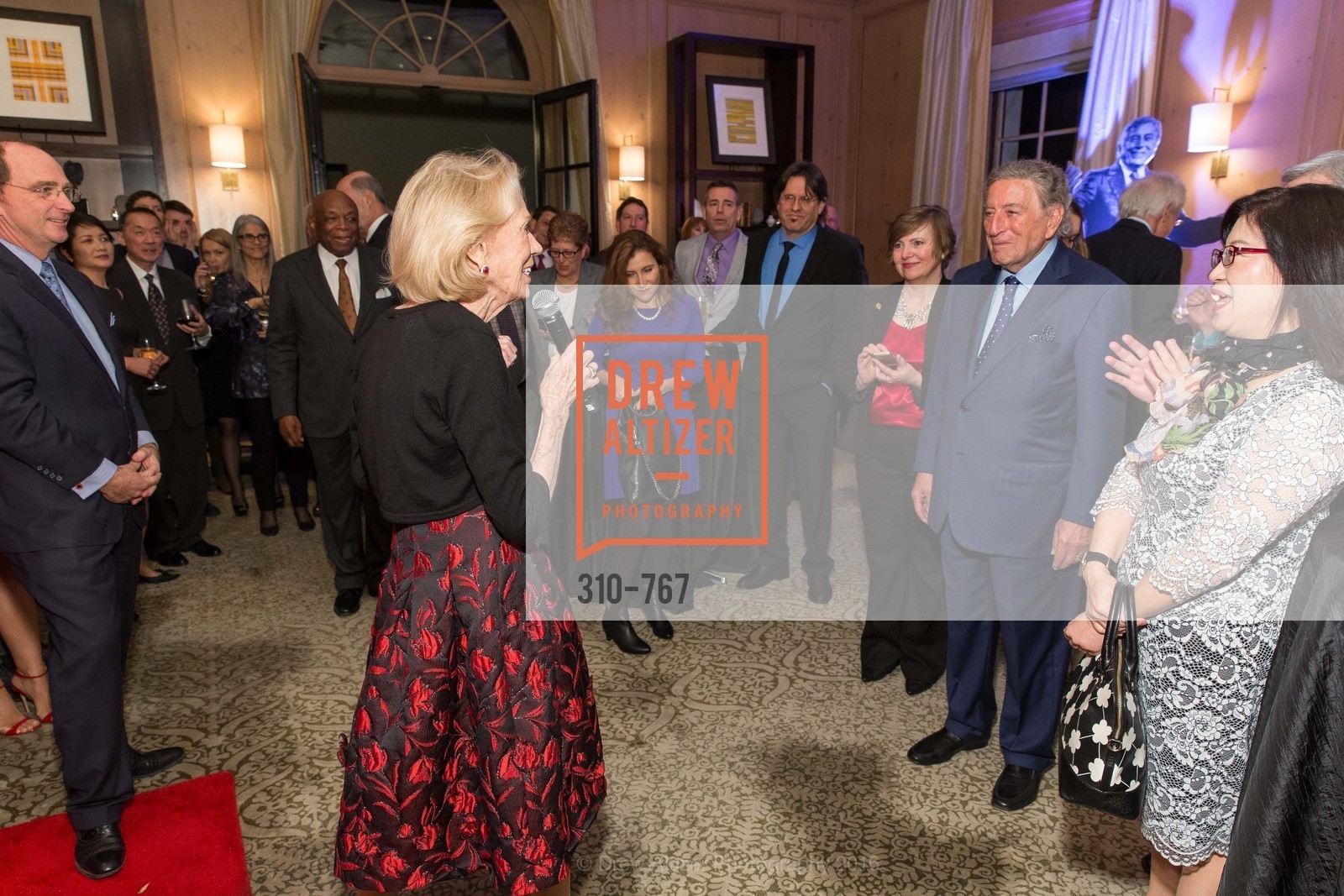 Charlotte Shultz, A Special Reception with Tony Bennett, The Fairmont, San Francisco, The Penthouse Suite, January 26th, 2016,Drew Altizer, Drew Altizer Photography, full-service agency, private events, San Francisco photographer, photographer california