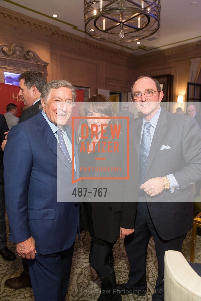 Tony Bennett, Barbara Klein, Tom Klein, A Special Reception with Tony Bennett, The Fairmont, San Francisco, The Penthouse Suite, January 26th, 2016,Drew Altizer, Drew Altizer Photography, full-service agency, private events, San Francisco photographer, photographer california