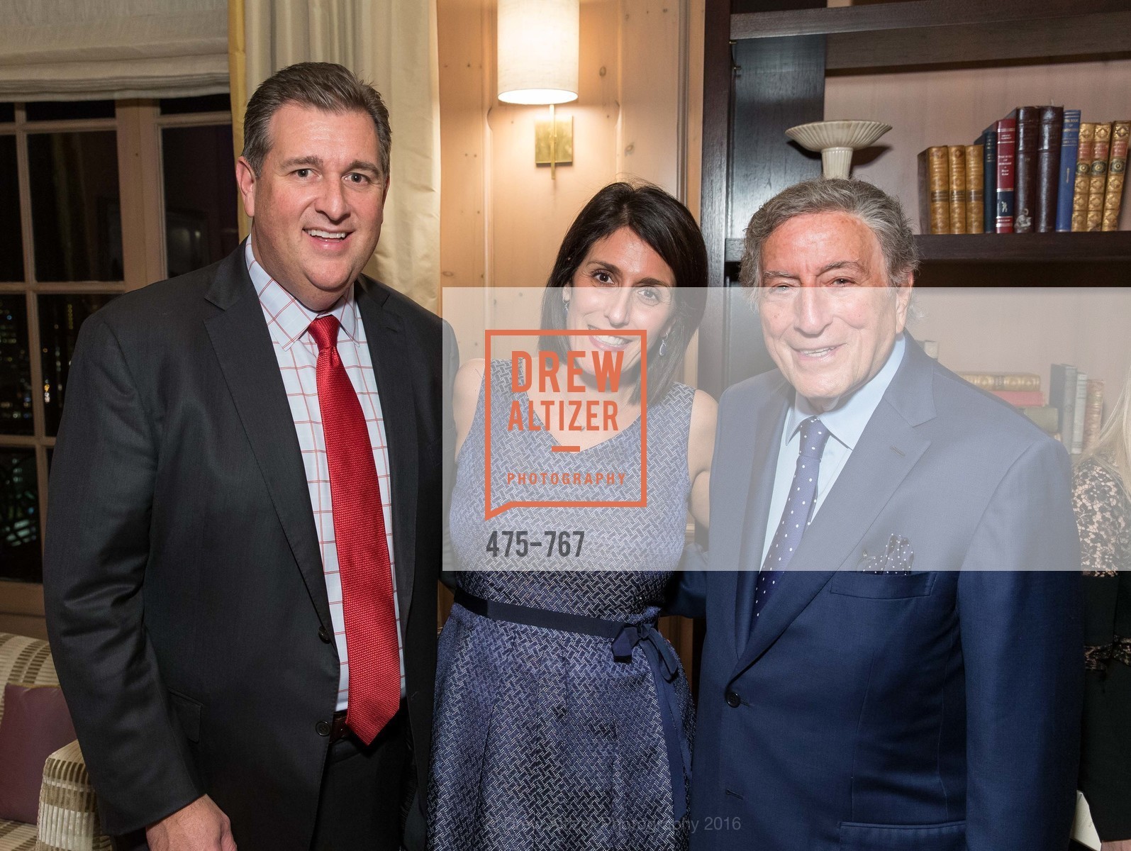 Stephen Revetria, Elizabeth Revetria, Tony Bennett, Photo #475-767