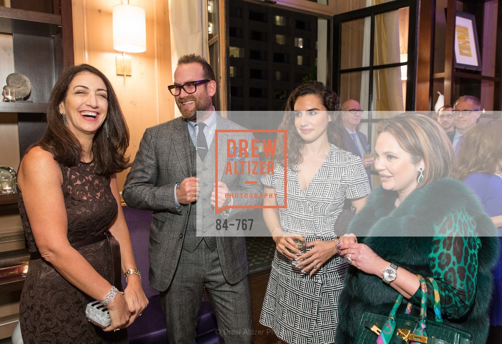 Pam Baer, Tyler Mitchell, Stephanie Mitchell, Rada Katz, A Special Reception with Tony Bennett, The Fairmont, San Francisco, The Penthouse Suite, January 26th, 2016,Drew Altizer, Drew Altizer Photography, full-service agency, private events, San Francisco photographer, photographer california