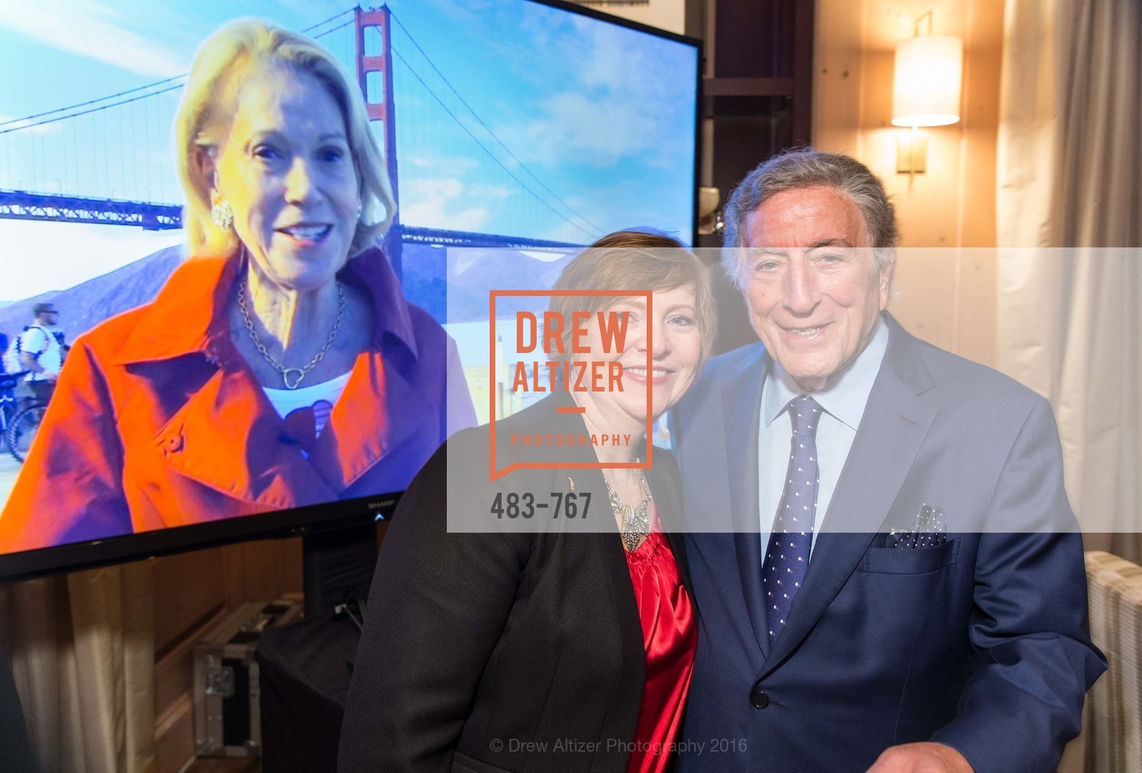 Dora Muir, Tony Bennett, A Special Reception with Tony Bennett, San Francisco. San Francisco, July 21st, 2023, Photo #483-767 Dora Muir, Tony Bennett, Photo #483-767