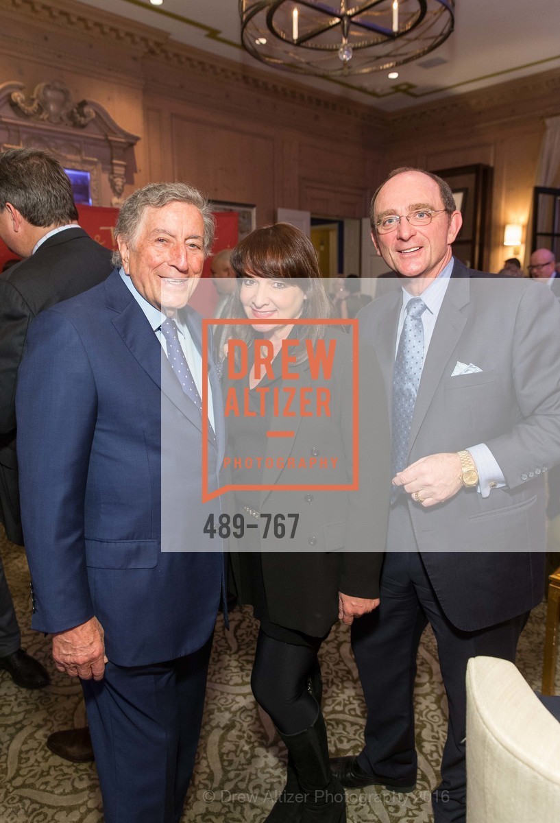 Tony Bennett, Barbara Klein, Tom Klein, A Special Reception with Tony Bennett, The Fairmont, San Francisco, The Penthouse Suite, January 26th, 2016,Drew Altizer, Drew Altizer Photography, full-service agency, private events, San Francisco photographer, photographer california