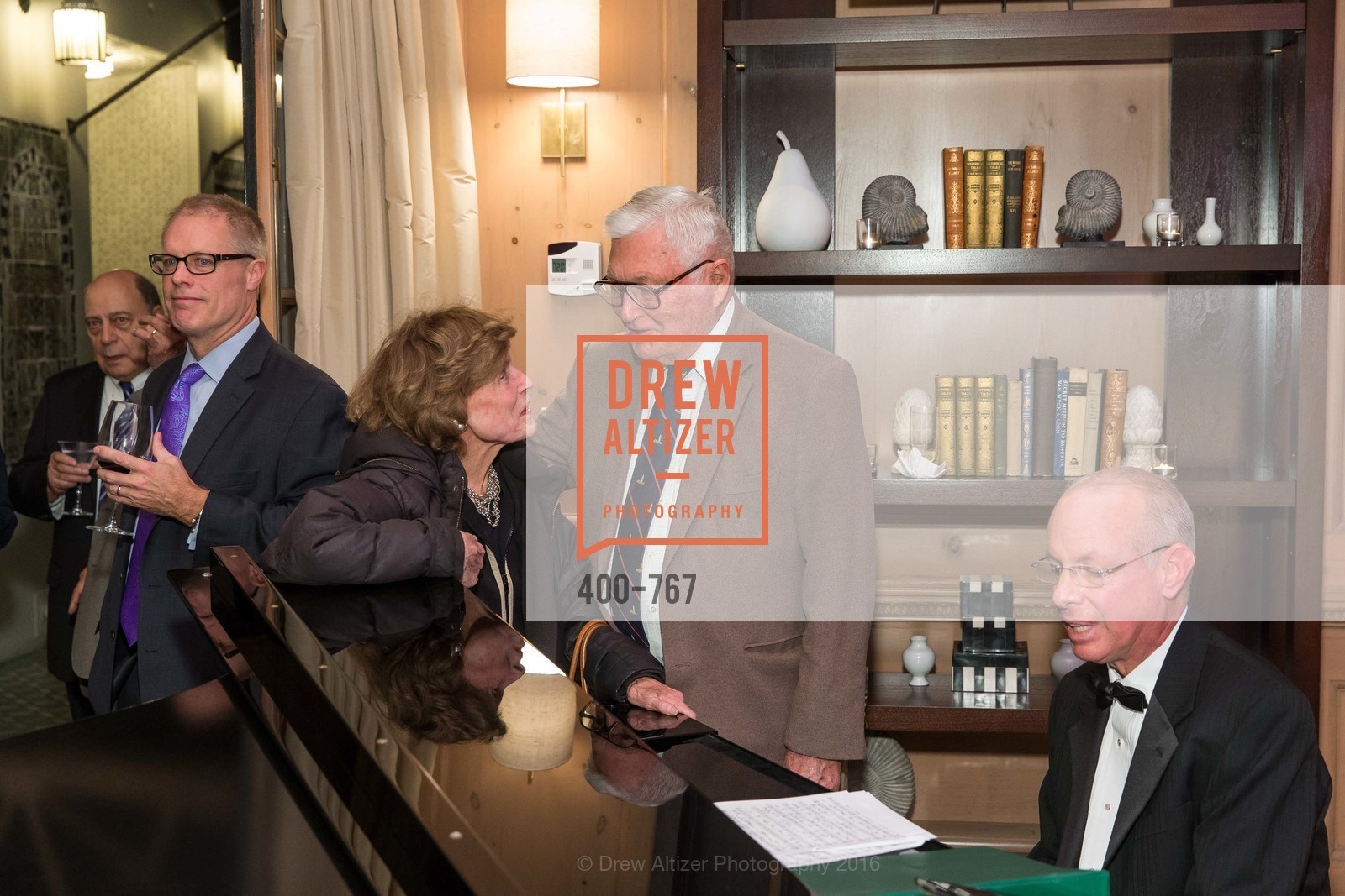 Cathie Johnson, Pitch Johnson, A Special Reception with Tony Bennett, The Fairmont, San Francisco, The Penthouse Suite, January 26th, 2016,Drew Altizer, Drew Altizer Photography, full-service agency, private events, San Francisco photographer, photographer california