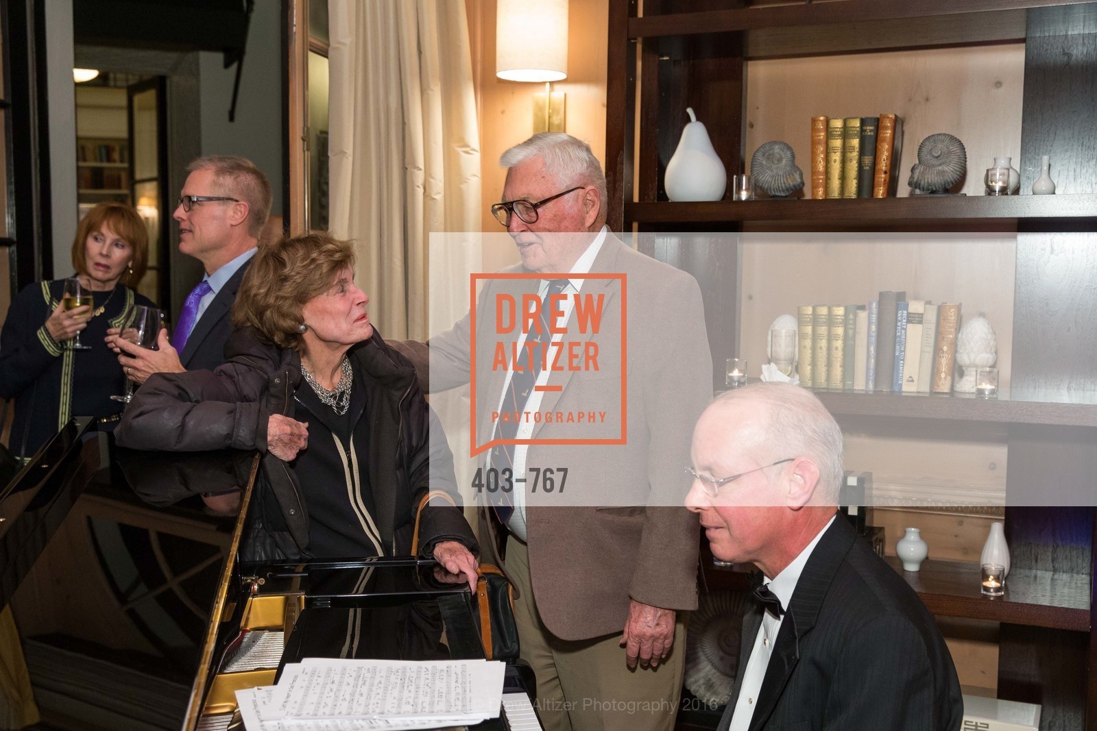 Cathie Johnson, Pitch Johnson, A Special Reception with Tony Bennett, The Fairmont, San Francisco, The Penthouse Suite, January 26th, 2016,Drew Altizer, Drew Altizer Photography, full-service agency, private events, San Francisco photographer, photographer california