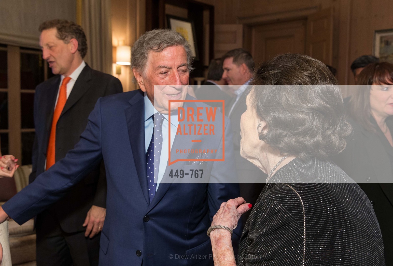 Tony Bennett, Lucy Jewett, A Special Reception with Tony Bennett, The Fairmont, San Francisco, The Penthouse Suite, January 26th, 2016,Drew Altizer, Drew Altizer Photography, full-service agency, private events, San Francisco photographer, photographer california