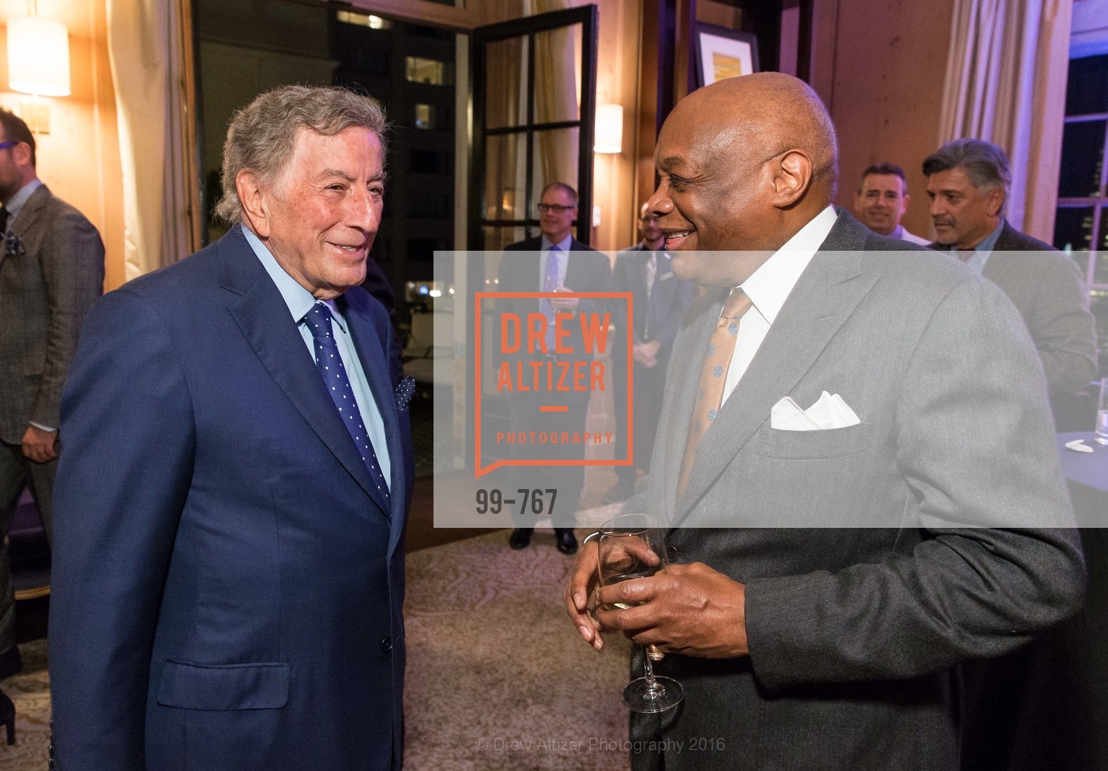 Tony Bennett, Willie Brown, A Special Reception with Tony Bennett, The Fairmont, San Francisco, The Penthouse Suite, January 26th, 2016,Drew Altizer, Drew Altizer Photography, full-service event agency, private events, San Francisco photographer, photographer California