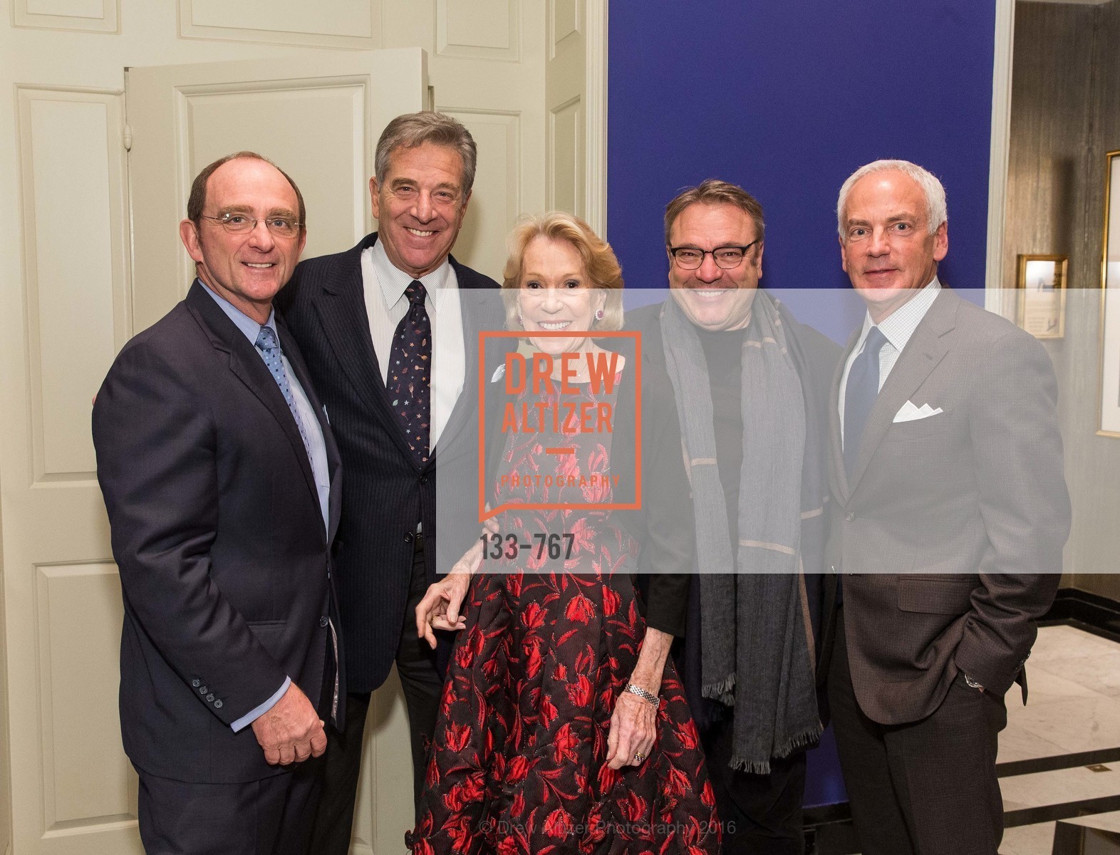 Tom Klein, Paul Pelosi, Charlotte Shultz, Stanlee Gatti, Jeff Farber, A Special Reception with Tony Bennett, The Fairmont, San Francisco, The Penthouse Suite, January 26th, 2016