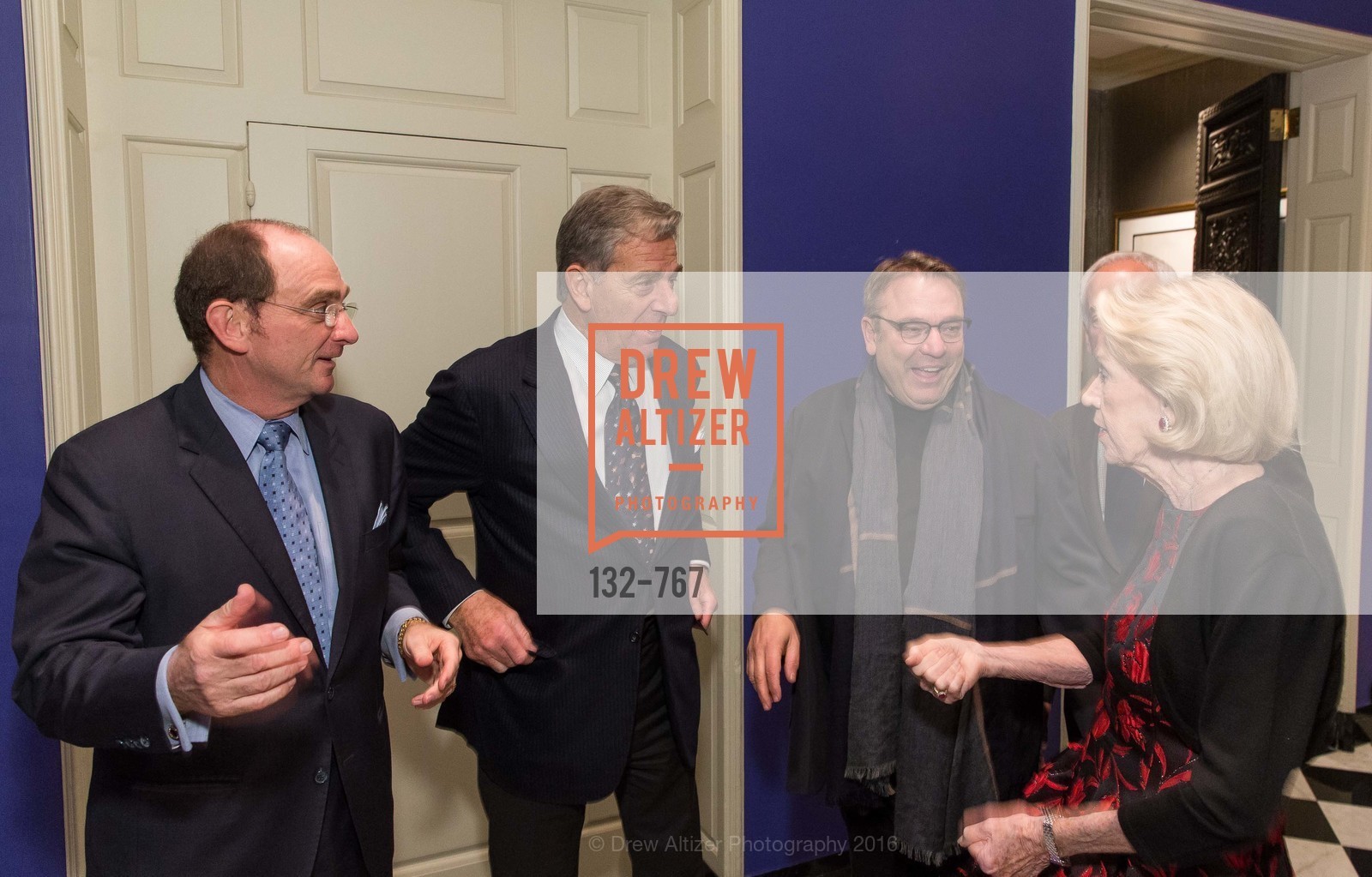 Tom Klein, Paul Pelosi, Charlotte Shultz, Stanlee Gatti, Jeff Farber, A Special Reception with Tony Bennett, The Fairmont, San Francisco, The Penthouse Suite, January 26th, 2016,Drew Altizer, Drew Altizer Photography, full-service event agency, private events, San Francisco photographer, photographer California