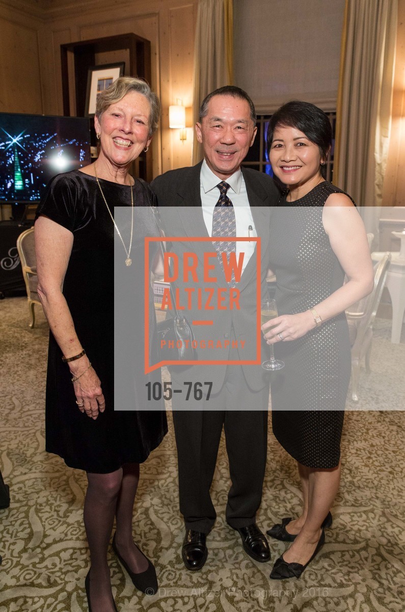 Linda Wolfe, Ed Soohoo, Terri Soohoo, A Special Reception with Tony Bennett, The Fairmont, San Francisco, The Penthouse Suite, January 26th, 2016