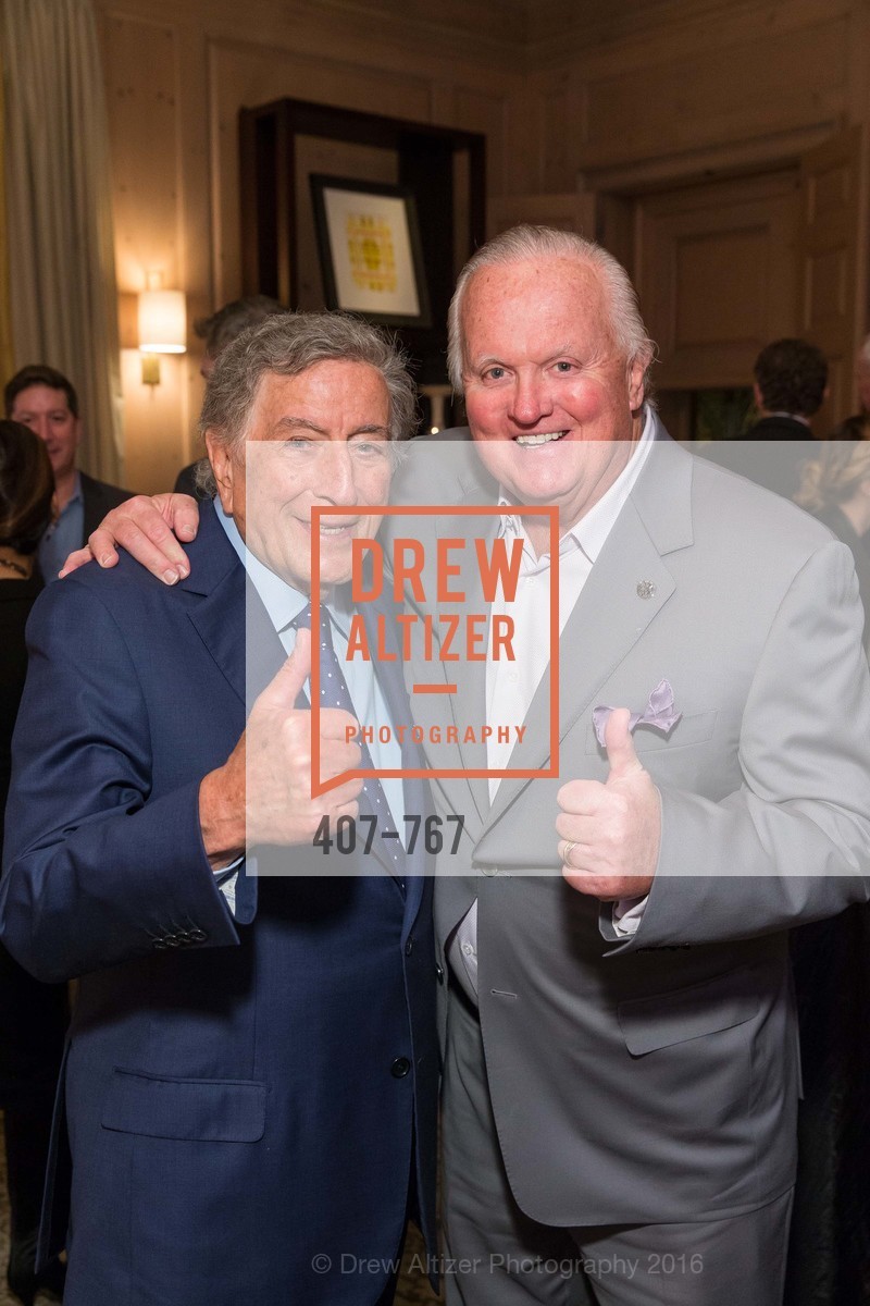 Tony Bennett, Kevin O'Brien, A Special Reception with Tony Bennett, The Fairmont, San Francisco, The Penthouse Suite, January 26th, 2016,Drew Altizer, Drew Altizer Photography, full-service agency, private events, San Francisco photographer, photographer california