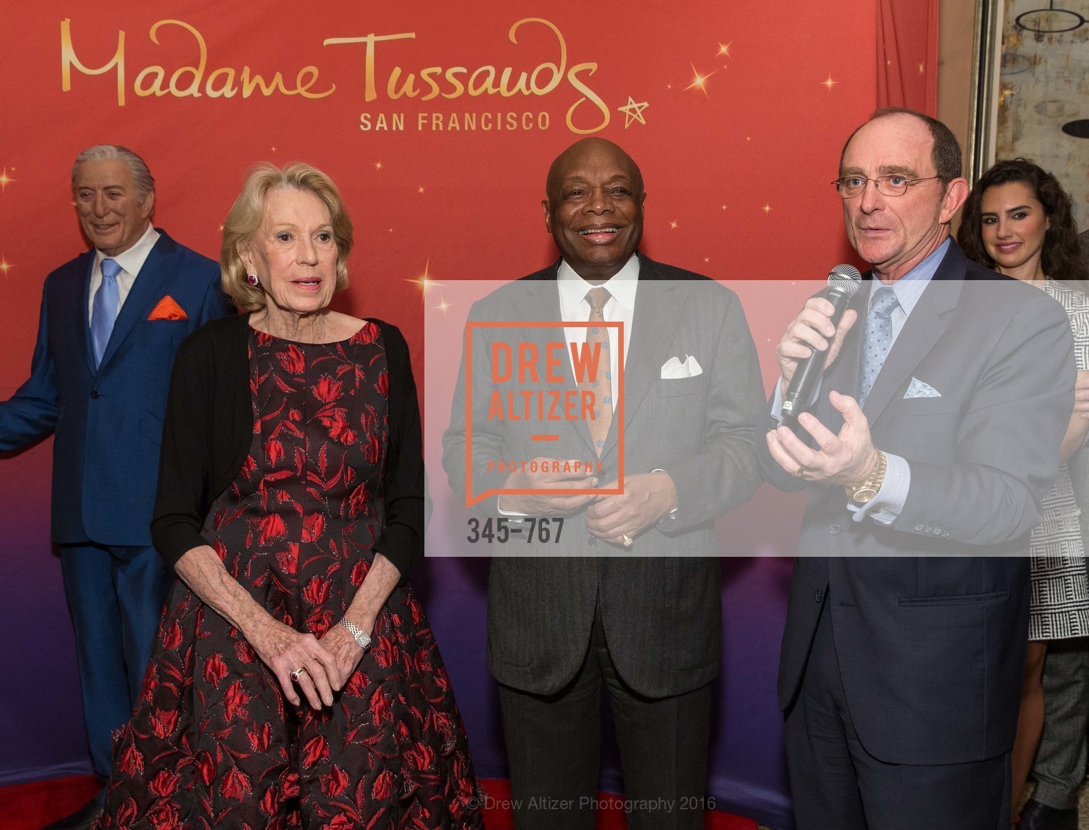 Charlotte Shultz, Willie Brown, Tom Klein, A Special Reception with Tony Bennett, The Fairmont, San Francisco, The Penthouse Suite, January 26th, 2016, Photo #345-767 Charlotte Shultz, Willie Brown, Tom Klein, Photo #345-767