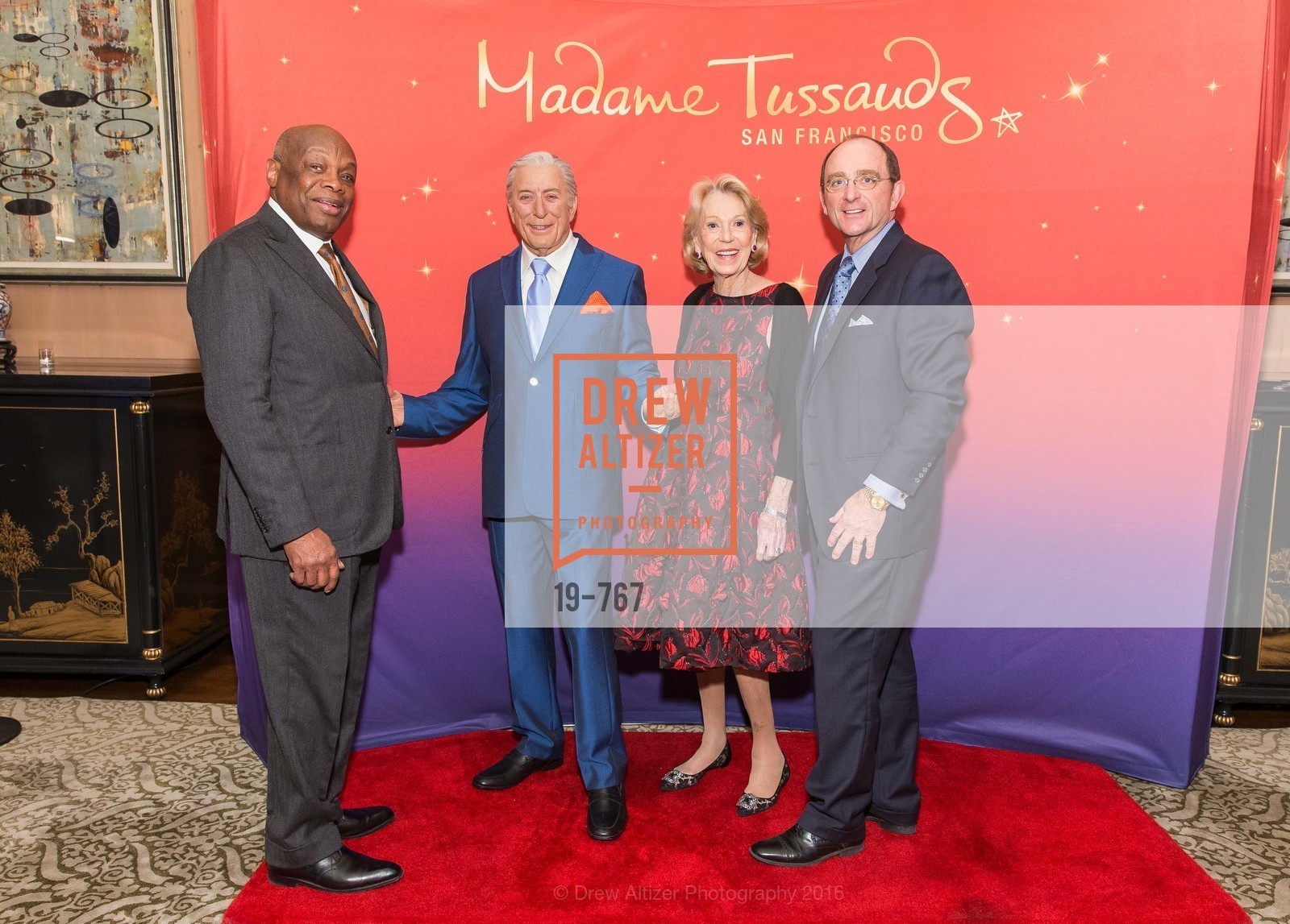Willie Brown, Charlotte Shultz, Tom Klein, Photo #19-767