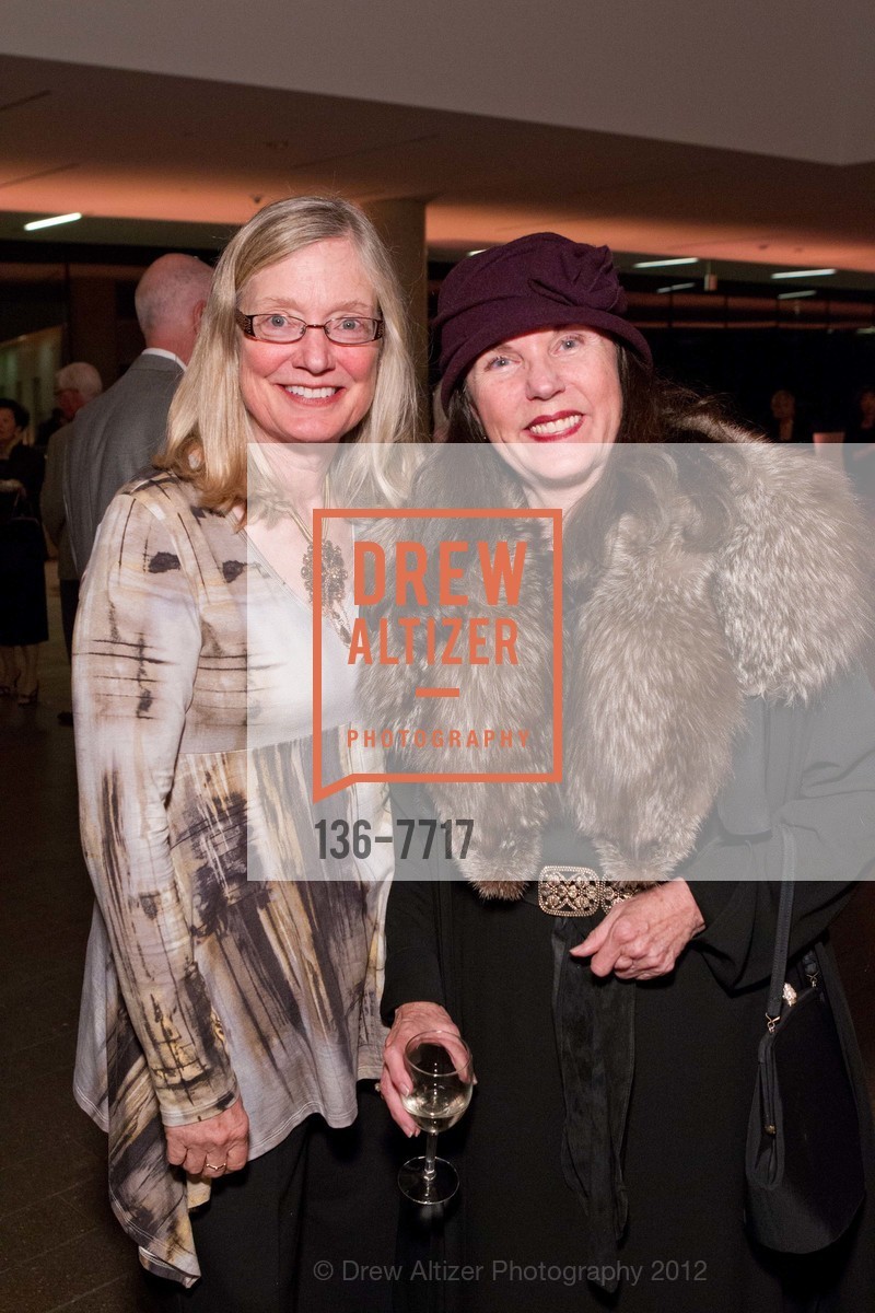 Barbara Sitkin, Susan Stuart, Rudolf Nureyev: A Life in Dance Donor’s Opening Reception at the DE YOUNG MUSEUM, US, October 4th, 2012, Photo #136-7717 Barbara Sitkin, Susan Stuart, Photo #136-7717