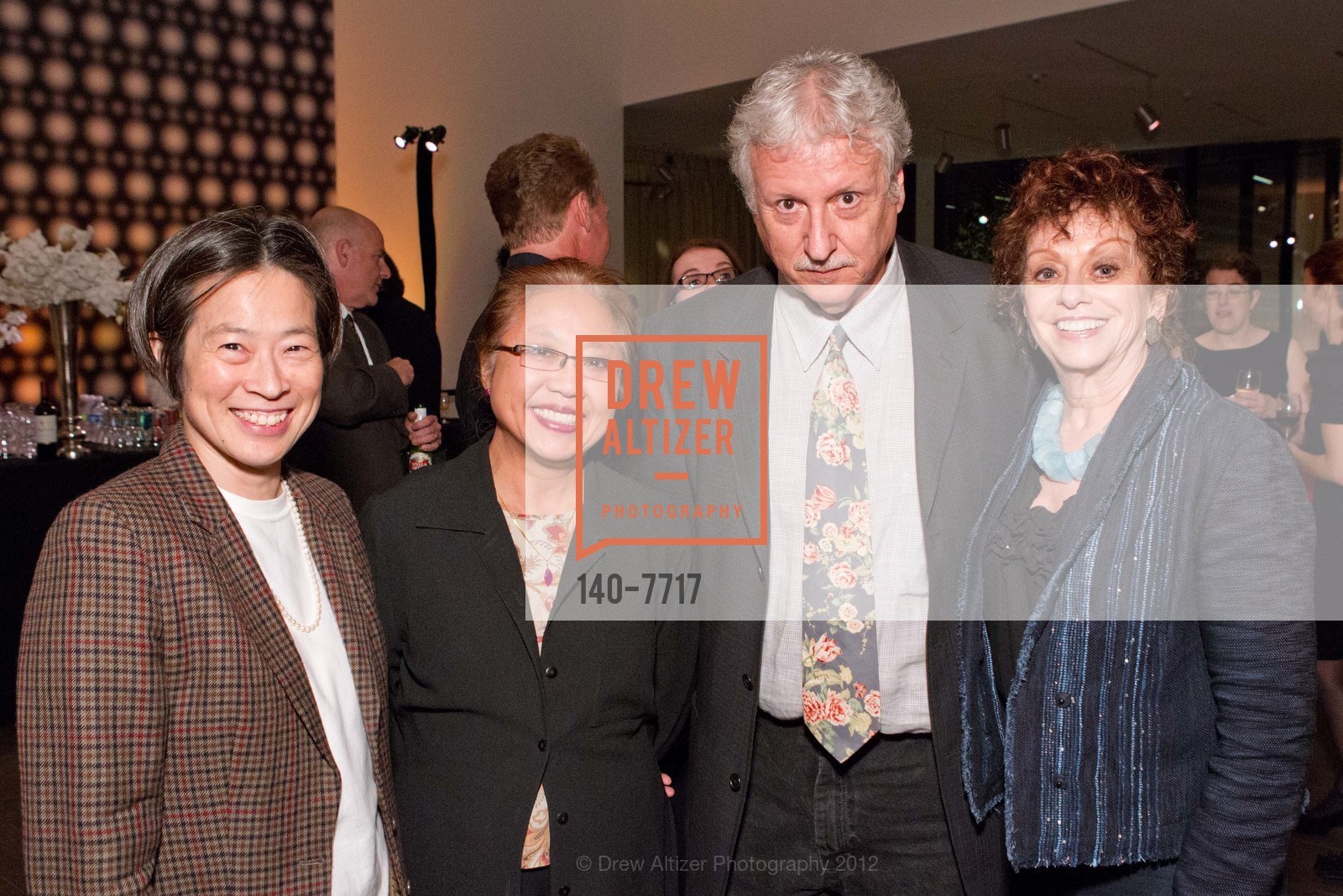 Louise Chu, Theresa Chen, Bill Huggins, Renee Dreyfus, Rudolf Nureyev: A Life in Dance Donor’s Opening Reception at the DE YOUNG MUSEUM, US, October 4th, 2012, Photo #140-7717 Louise Chu, Theresa Chen, Bill Huggins, Renee Dreyfus, Photo #140-7717