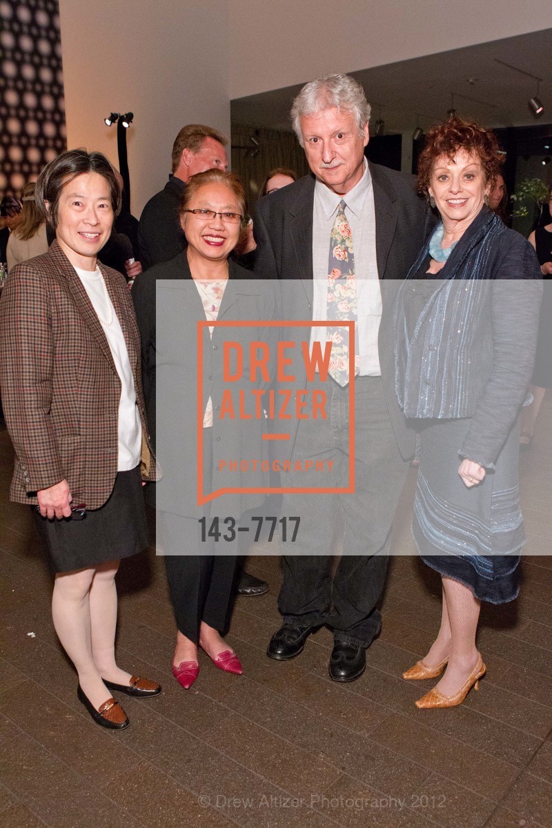 Louise Chu, Theresa Chen, Bill Huggins, Renee Dreyfus, Rudolf Nureyev: A Life in Dance Donor’s Opening Reception at the DE YOUNG MUSEUM, US, October 4th, 2012, Photo #143-7717 Louise Chu, Theresa Chen, Bill Huggins, Renee Dreyfus, Photo #143-7717