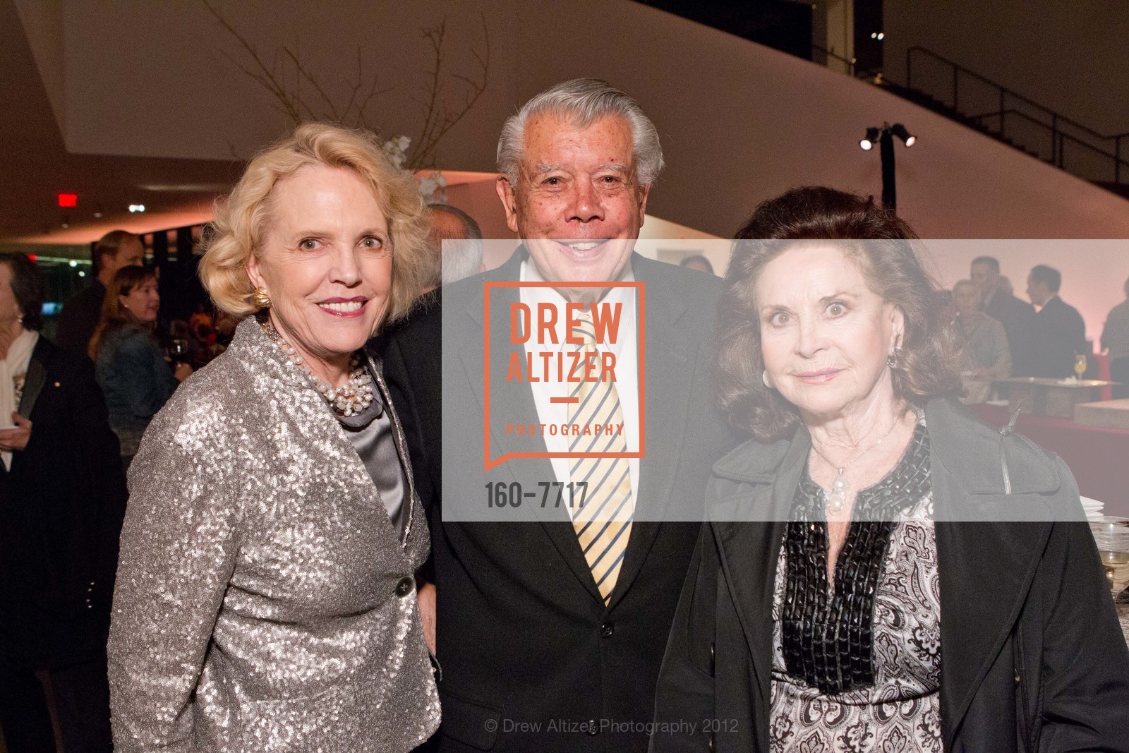 Anne Lawrence, Paul Tendoesschate, Mercedes Miller, Rudolf Nureyev: A Life in Dance Donor’s Opening Reception at the DE YOUNG MUSEUM, US, October 4th, 2012, Photo #160-7717 Anne Lawrence, Paul Tendoesschate, Mercedes Miller, Photo #160-7717