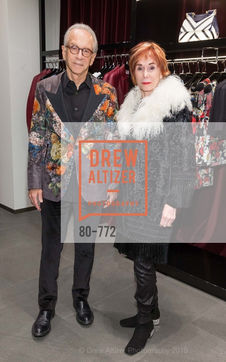 Norman Stone, Norah Stone, Dolce and Gabbana Boutique Opens Spring, Dolce and Gabbana Boutique. 100 Grant Avenue, January 27th, 2016, Photo #80-772 Norman Stone, Norah Stone, Photo #80-772