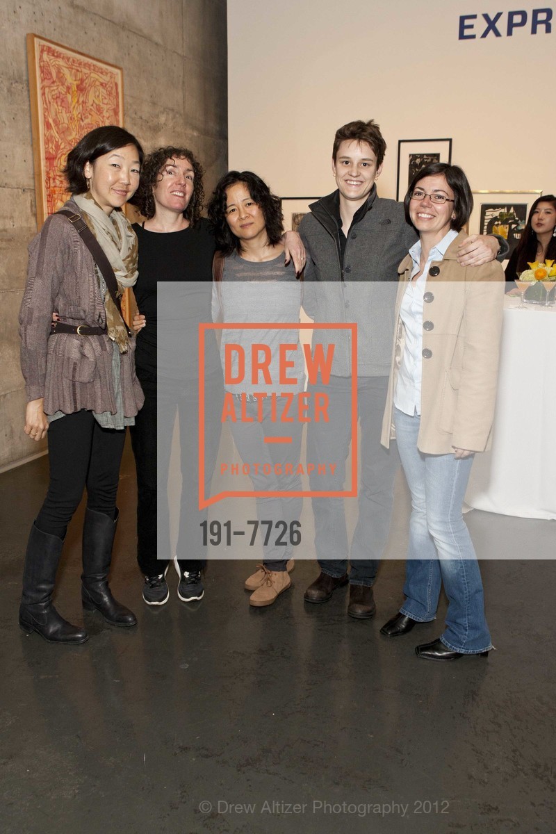 Emily Noh, Tanya Miller, Queena Kim, Erika Lewis, Monica David, An Evening with DAVID SEDARIS Benefitting CCA Student Scholarships, US, May 3rd, 2012, Photo #191-7726 Emily Noh, Tanya Miller, Queena Kim, Erika Lewis, Monica David, Photo #191-7726
