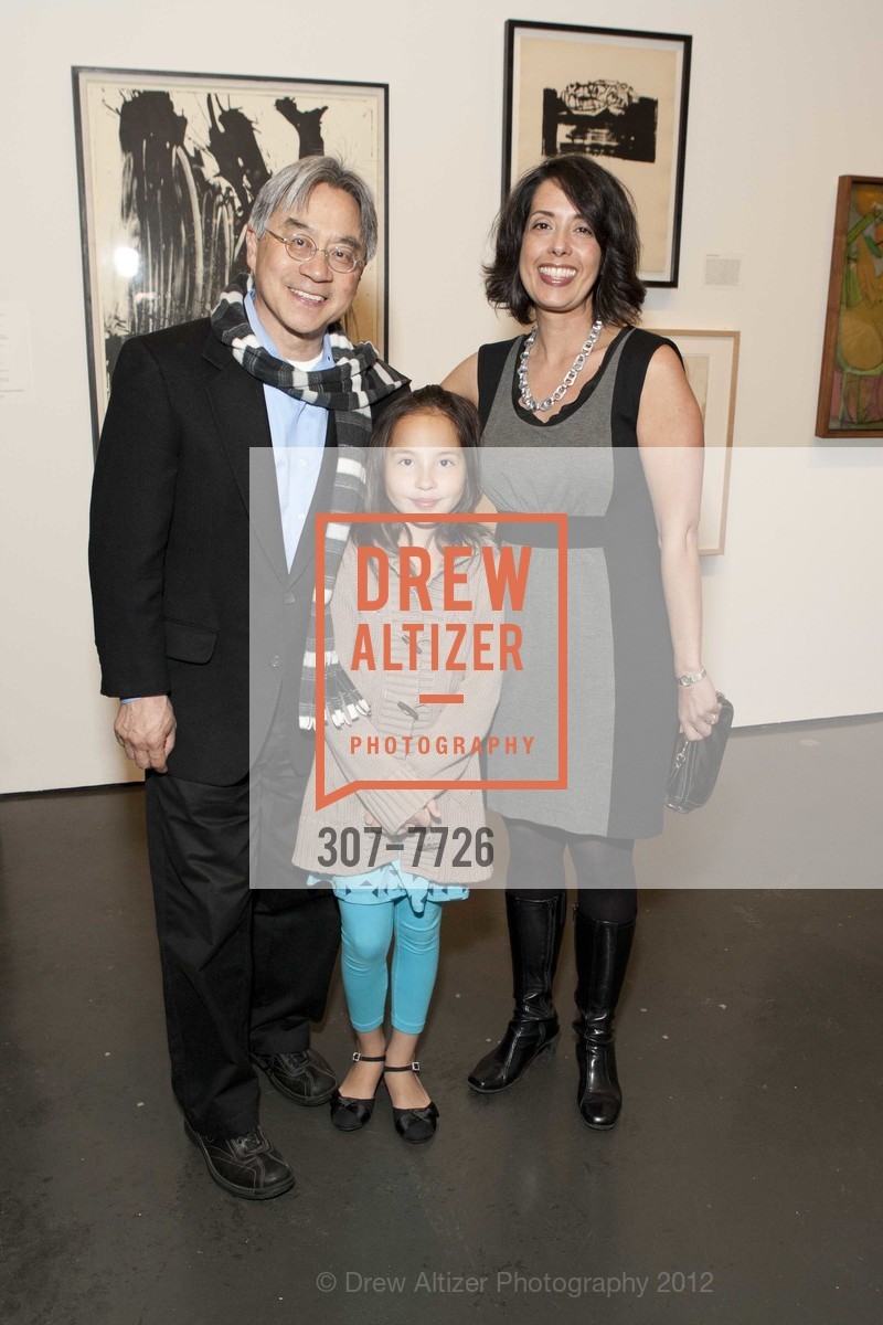 Steven Gong, Rosemary Avila, Susan Avila, An Evening with DAVID SEDARIS Benefitting CCA Student Scholarships, US, May 3rd, 2012, Photo #307-7726 Steven Gong, Rosemary Avila, Susan Avila, Photo #307-7726