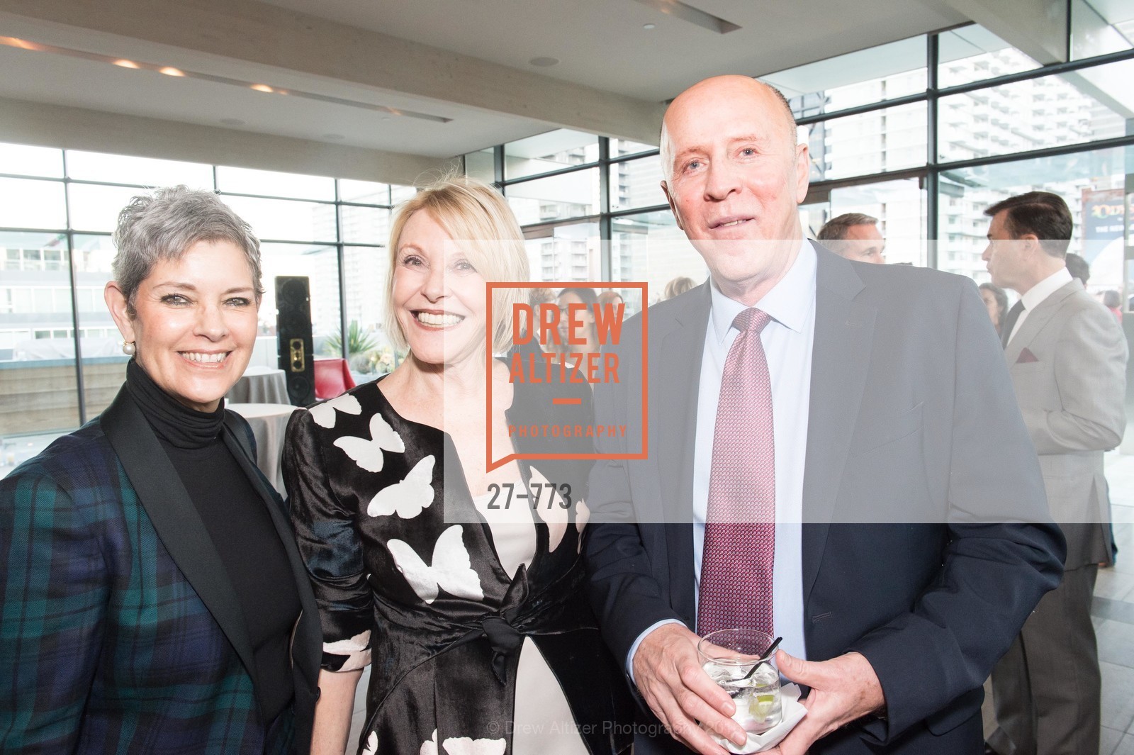 Mary Lou Castellanos, Gloria Smith, Tom Biss, Sotheby's International Realty's Celebrates the New Year, The Battery, Penthouse. 717 Battery St, January 27th, 2016, Photo #27-773 Mary Lou Castellanos, Gloria Smith, Tom Biss, Photo #27-773