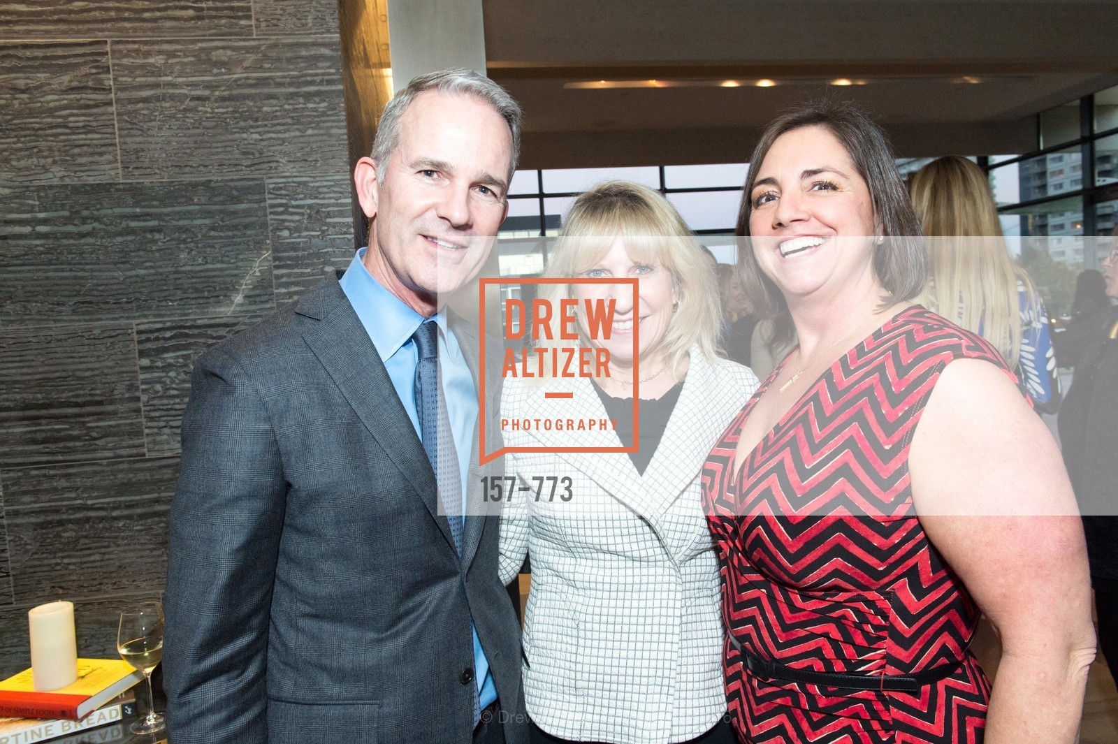 Jeffrey Gibson, Kathy Korte, Rachelle Martini, Sotheby's International Realty's Celebrates the New Year, The Battery, Penthouse. 717 Battery St, January 27th, 2016, Photo #157-773 Jeffrey Gibson, Kathy Korte, Rachelle Martini, Photo #157-773