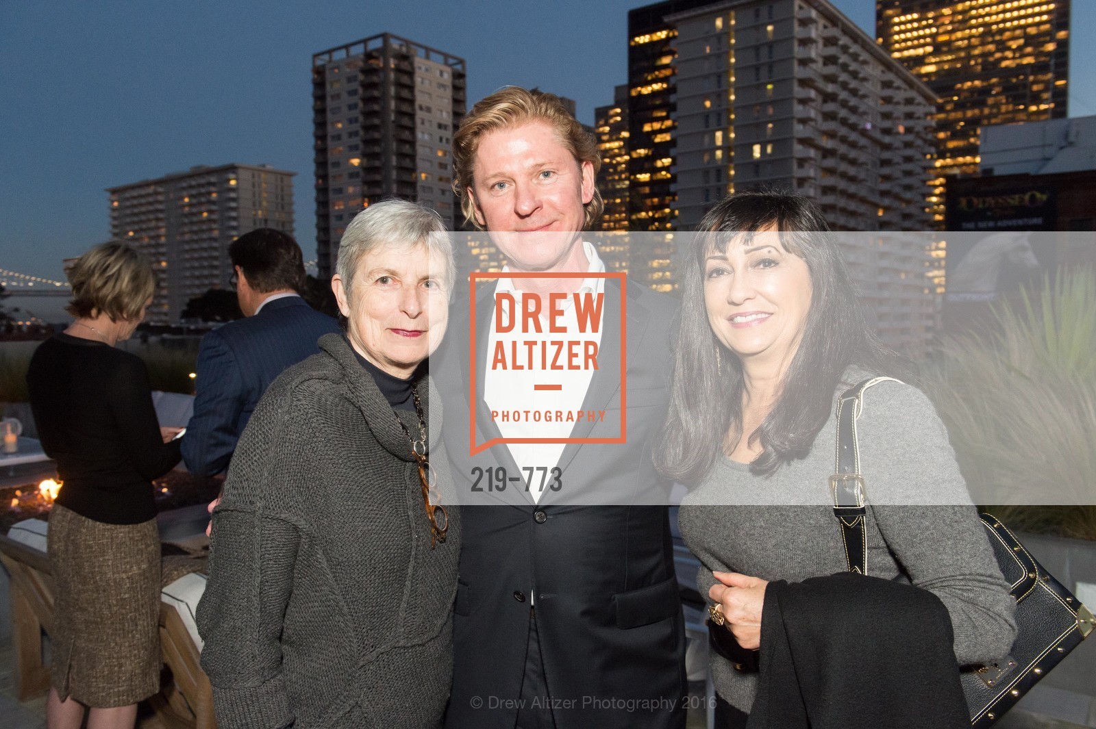 Linda Koehler, Jeffrey Wall, Danielle Chavanon, Sotheby's International Realty's Celebrates the New Year, The Battery, Penthouse. 717 Battery St, January 27th, 2016, Photo #219-773 Linda Koehler, Jeffrey Wall, Danielle Chavanon, Photo #219-773