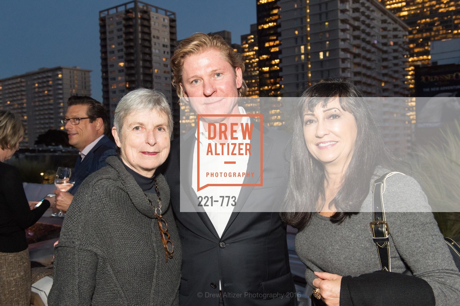 Linda Koehler, Jeffrey Wall, Danielle Chavanon, Sotheby's International Realty's Celebrates the New Year, The Battery, Penthouse. 717 Battery St, January 27th, 2016,Drew Altizer, Drew Altizer Photography, full-service agency, private events, San Francisco photographer, photographer california