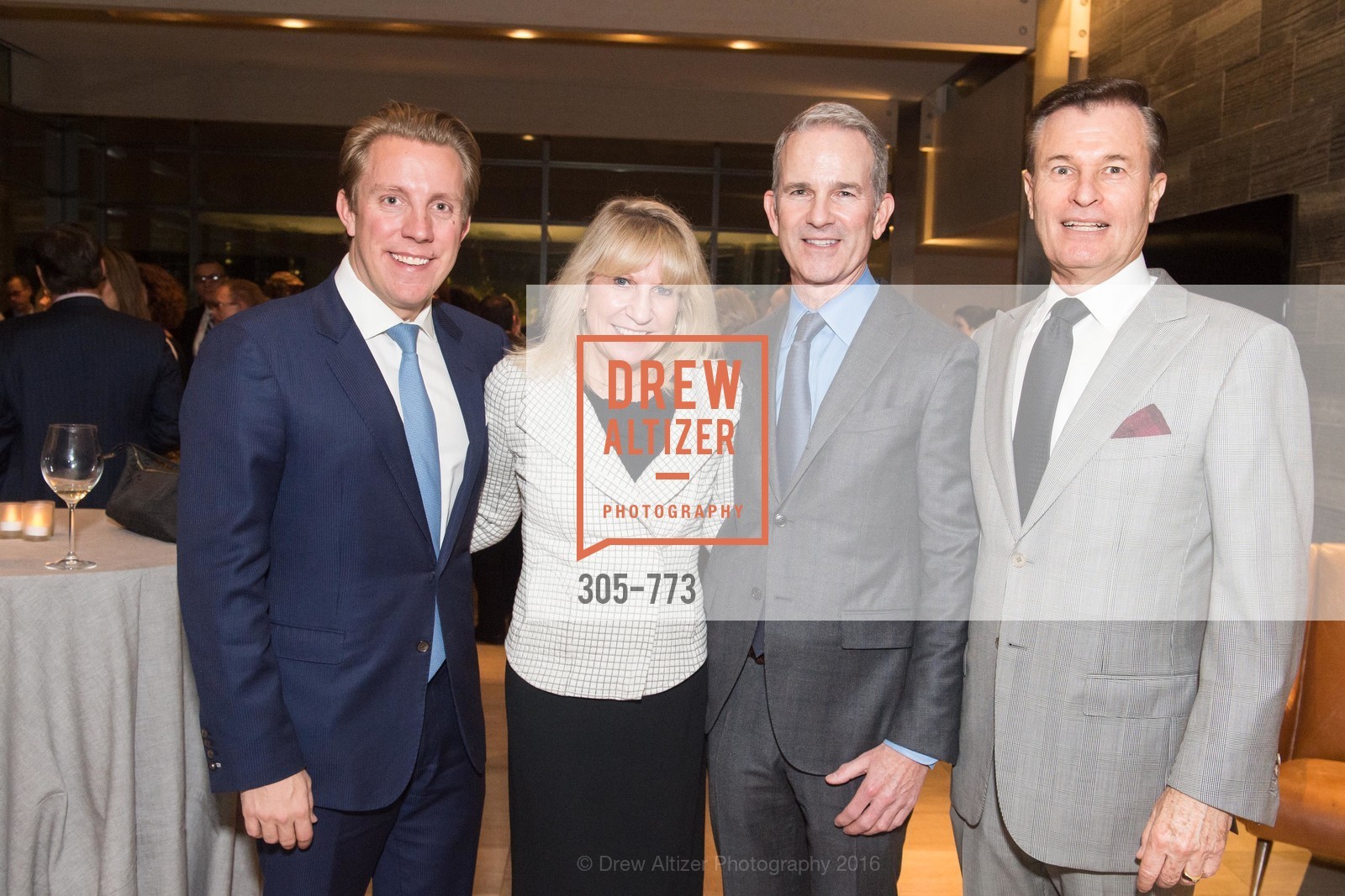 Brad Nelson, Kathy Korte, Jeffrey Gibson, Frank Symons, Sotheby's International Realty's Celebrates the New Year, The Battery, Penthouse. 717 Battery St, January 27th, 2016, Photo #305-773 Brad Nelson, Kathy Korte, Jeffrey Gibson, Frank Symons, Photo #305-773