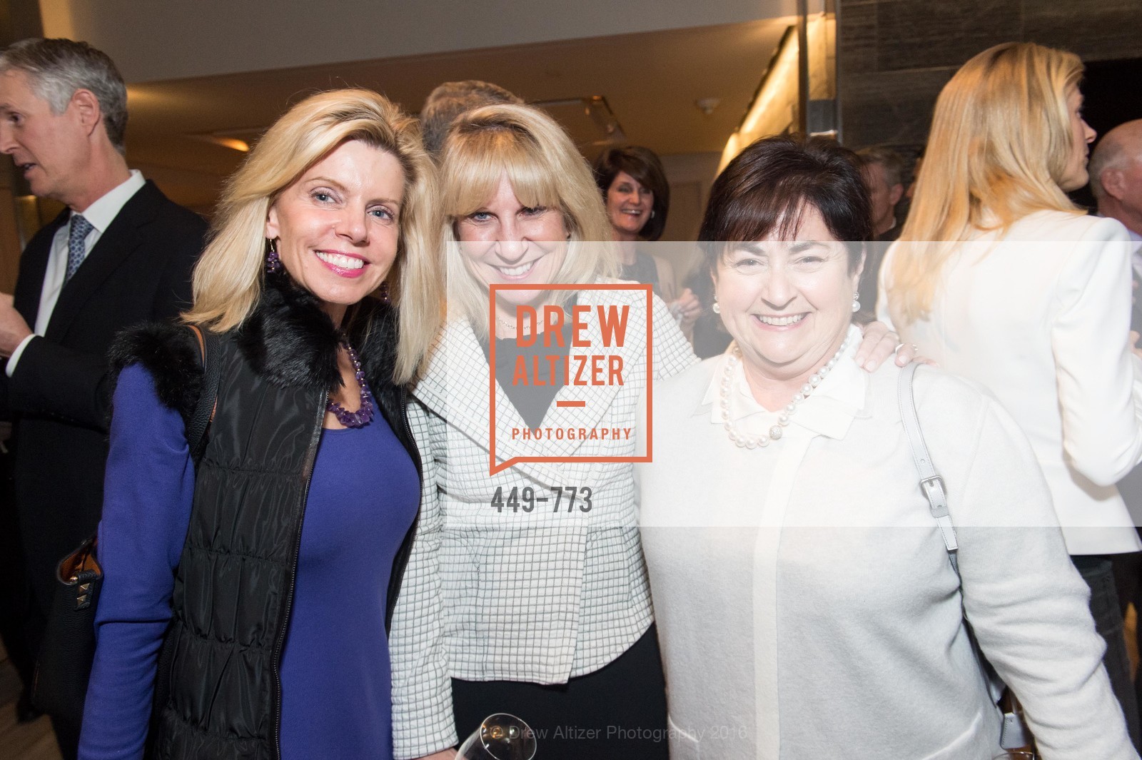 Mary Fenton, Kathy Korte, Janet Schindler, Sotheby's International Realty's Celebrates the New Year, The Battery, Penthouse. 717 Battery St, January 27th, 2016, Photo #449-773 Mary Fenton, Kathy Korte, Janet Schindler, Photo #449-773