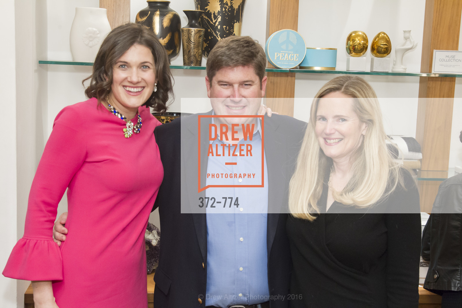 Emily Martin, Jody Harris, Gingy Harris Gable, Jonathan Adler Sip & Shop with Cultivar Wine & The JetSetting Fashionista, Jonathan Adler Store. 2133 Fillmore Street SF, CA, January 28th, 2016,Drew Altizer, Drew Altizer Photography, full-service agency, private events, San Francisco photographer, photographer california