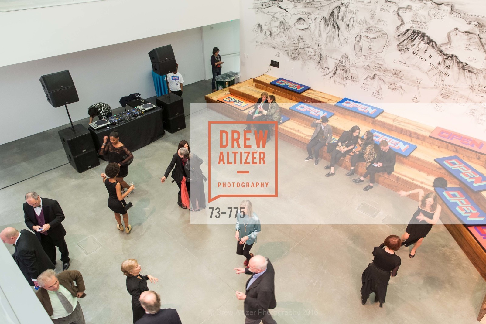 Atmosphere, UC Berkeley Art Museum & Pacific Film Archive Gala, UC Berkeley. 2120 Oxford Street, January 28th, 2016, Photo #73-775 Atmosphere, Photo #73-775