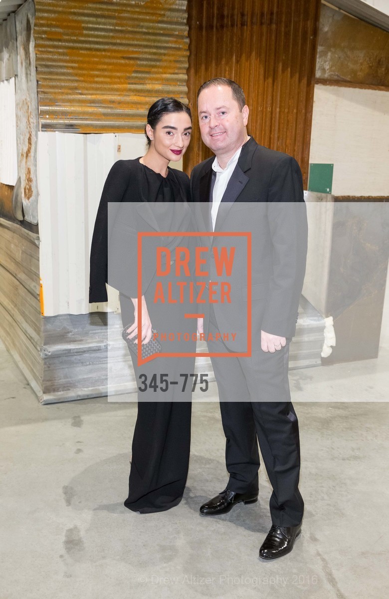 Olya Dzilikhova, Edward Dubrovsky, UC Berkeley Art Museum & Pacific Film Archive Gala, UC Berkeley. 2120 Oxford Street, January 28th, 2016, Photo #345-775 Olya Dzilikhova, Edward Dubrovsky, Photo #345-775