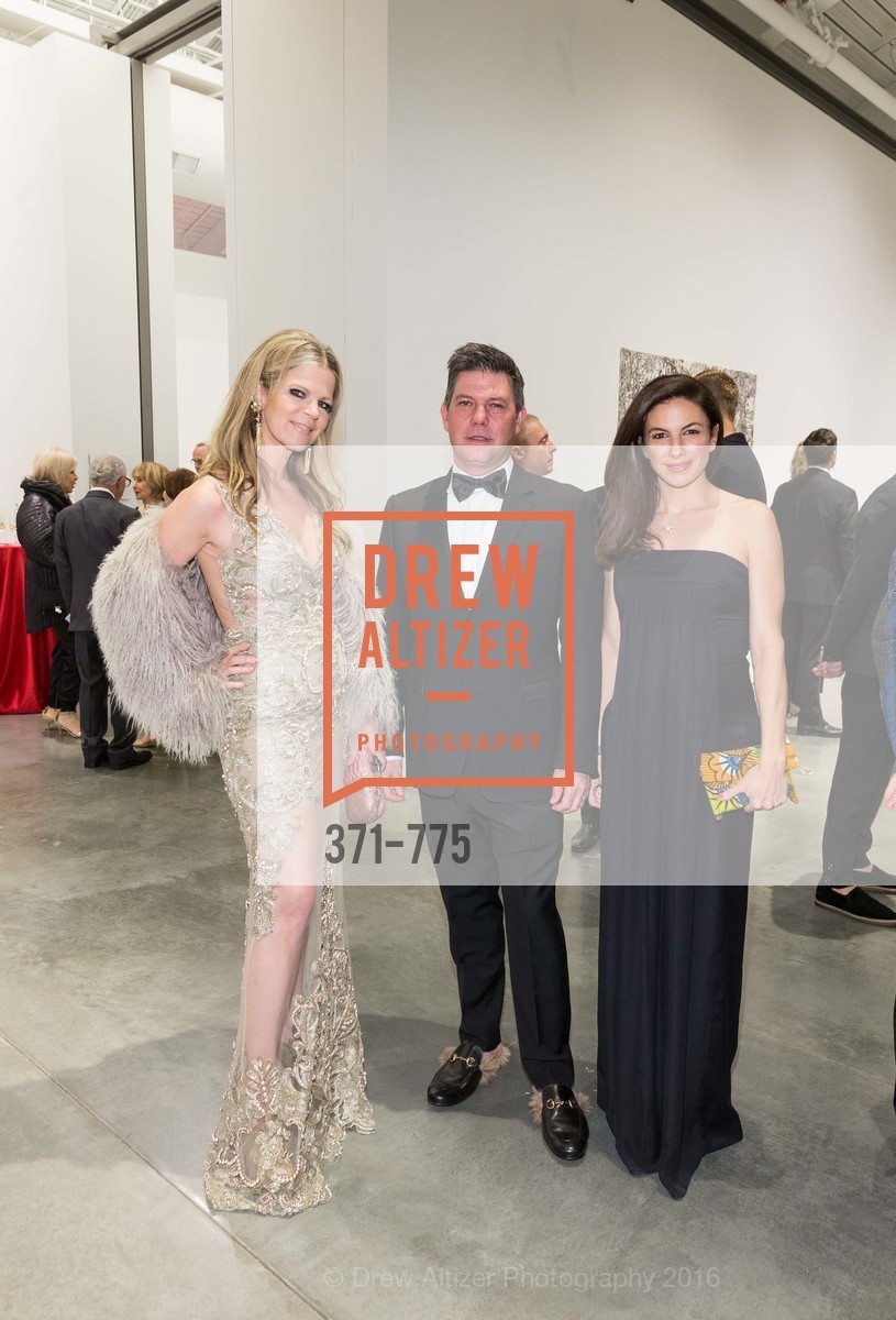 Yvonne Force Villareal, Leo Villareal, Sabrina Buell, UC Berkeley Art Museum & Pacific Film Archive Gala, BAMPFA. 2120 Oxford Street, January 28th, 2016,Drew Altizer, Drew Altizer Photography, full-service agency, private events, San Francisco photographer, photographer california