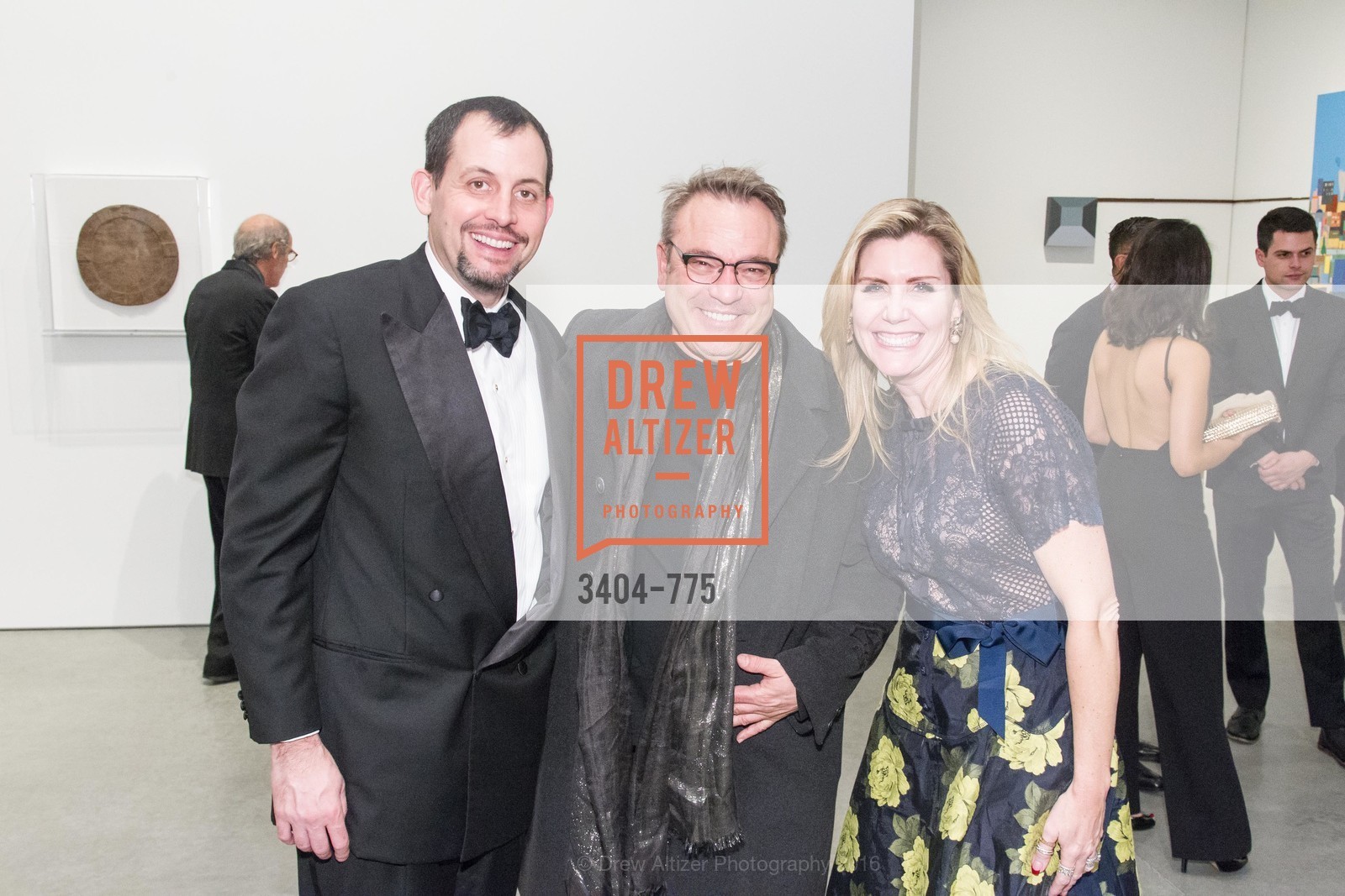 Cannon Michael, Stanlee Gatti, Heidi Michael, UC Berkeley Art Museum & Pacific Film Archive Gala, UC Berkeley. 2120 Oxford Street, January 28th, 2016, Photo #3404-775 Cannon Michael, Stanlee Gatti, Heidi Michael, Photo #3404-775