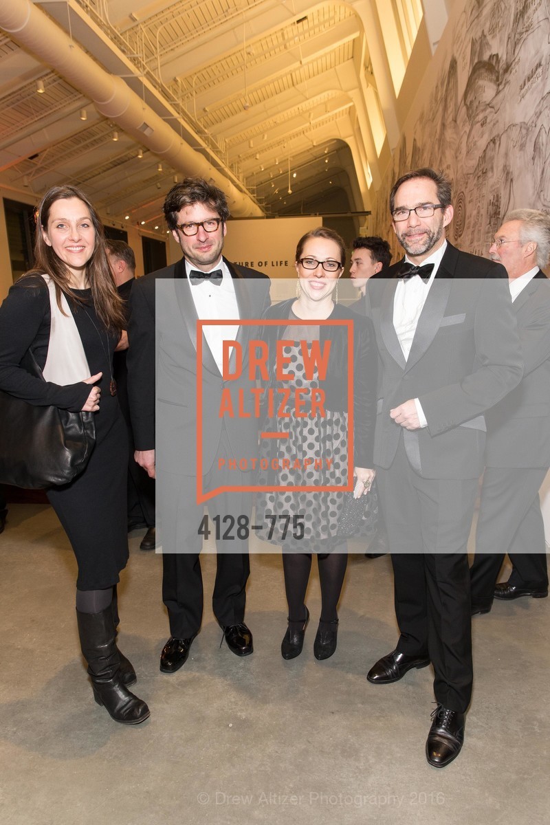 Stephanie Weiler, Felix Schramm, Apsara DiQuinzio, Larry Rinder, UC Berkeley Art Museum & Pacific Film Archive Gala, BAMPFA. 2120 Oxford Street, January 28th, 2016,Drew Altizer, Drew Altizer Photography, full-service agency, private events, San Francisco photographer, photographer california