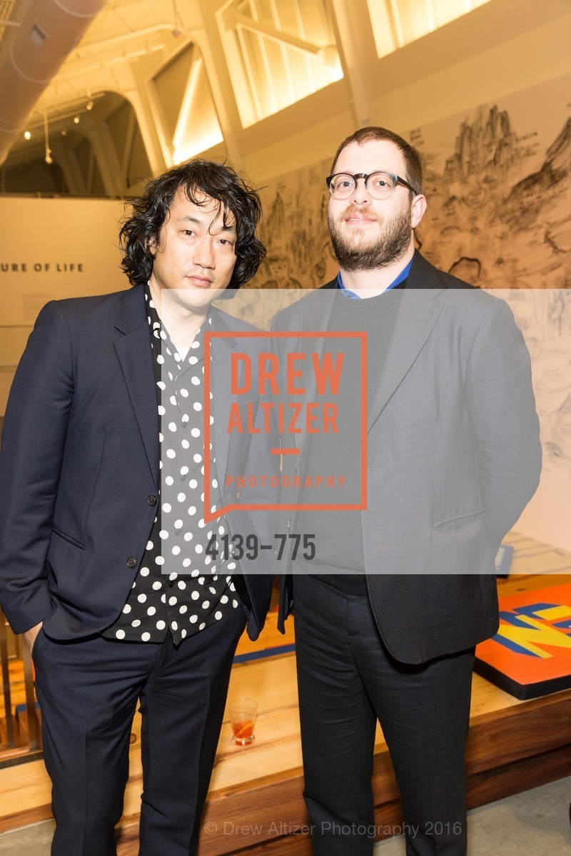 Eugene Hwang, Mario Russo, UC Berkeley Art Museum & Pacific Film Archive Gala, UC Berkeley. 2120 Oxford Street, January 28th, 2016, Photo #4139-775 Eugene Hwang, Mario Russo, Photo #4139-775